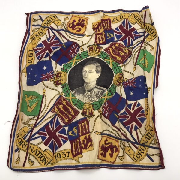 Scarce ‘King Edward VIII 1937 Coronation’ Souvenir Handkerchief