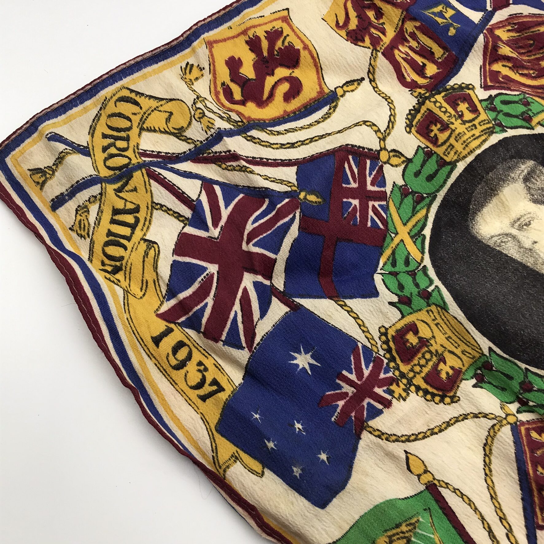 Scarce ‘King Edward VIII 1937 Coronation’ Souvenir Handkerchief - Image 3
