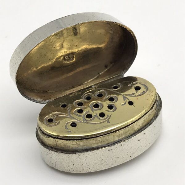 George III Silver Vinaigrette (1800 – Samuel Pemberton)