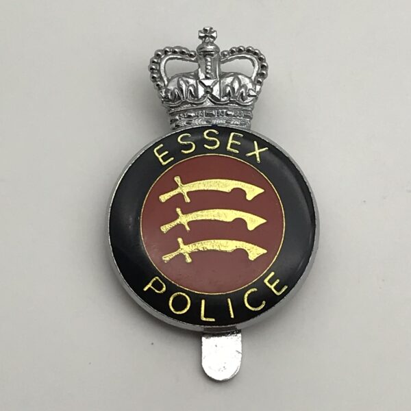 British – ‘Essex Police’ Enamelled Cap Badge (J.R. Gaunt)
