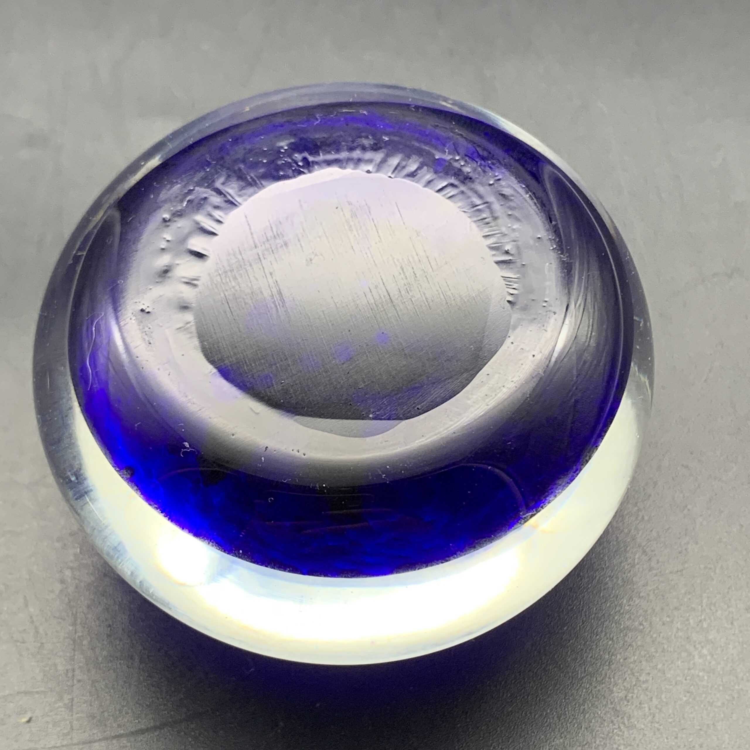 Rare ‘Paul Ysart’ Art Glass (Pink Flower) Paperweight - Image 7