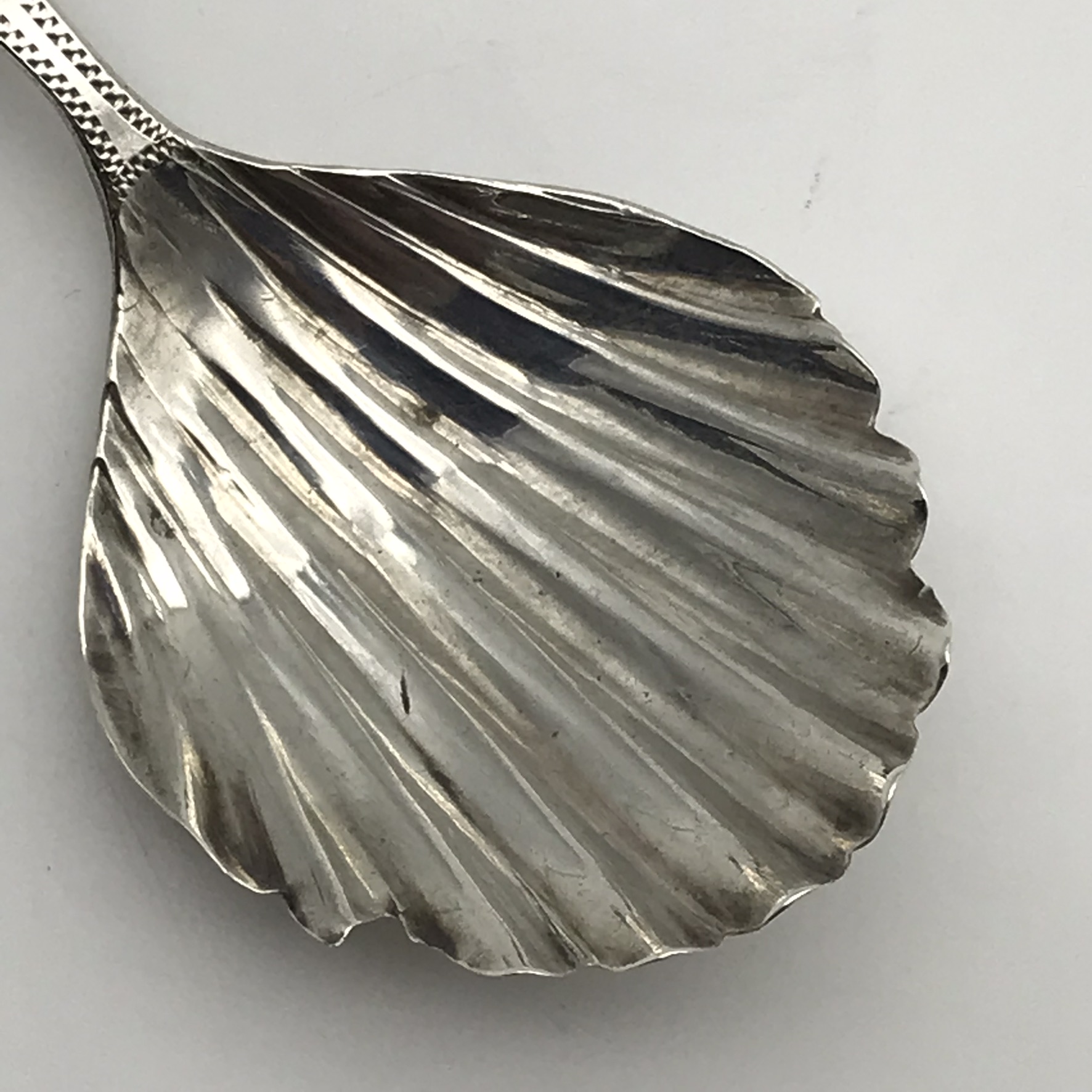 Georgian Silver Caddy Spoon (1793) - Image 2