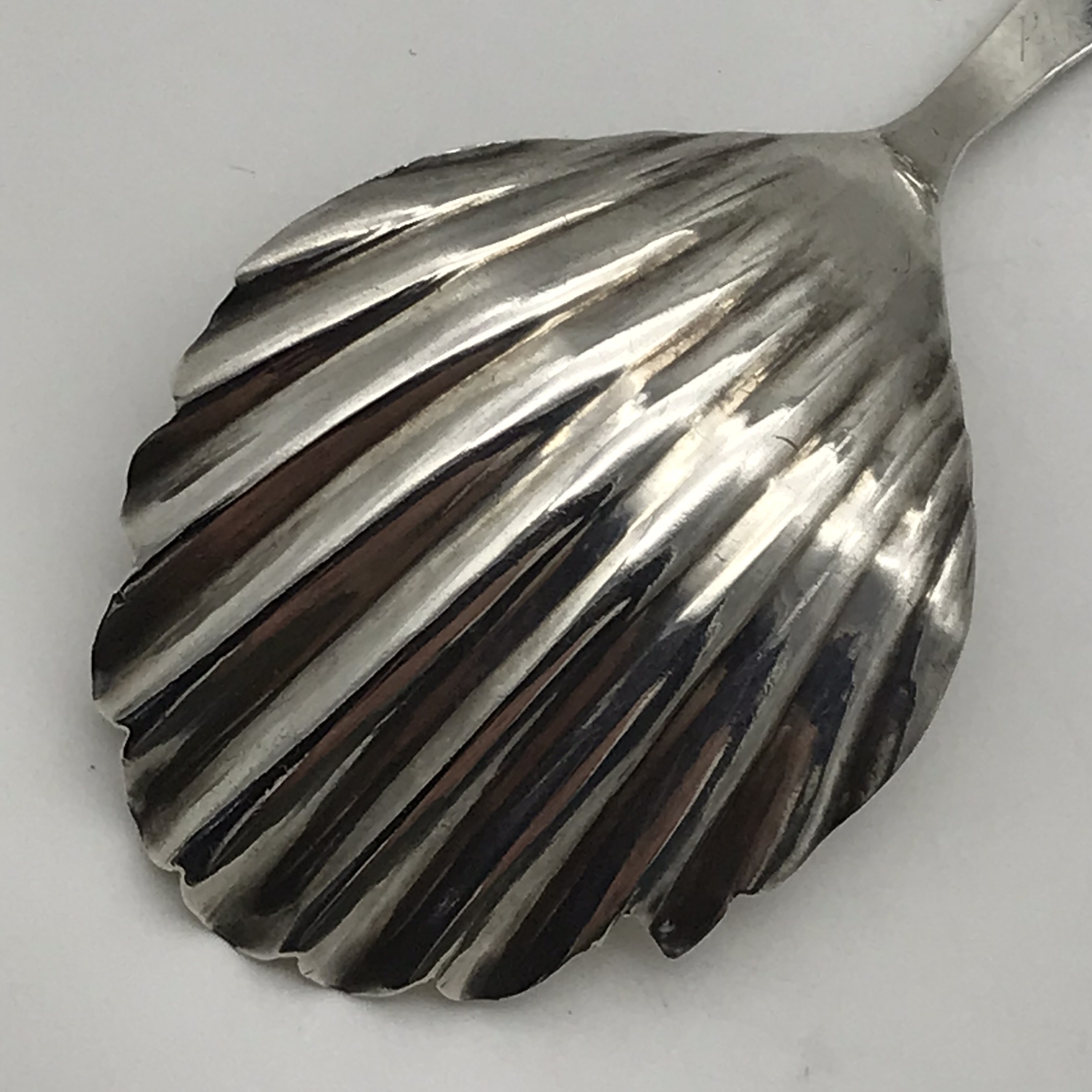 Georgian Silver Caddy Spoon (1793) - Image 5