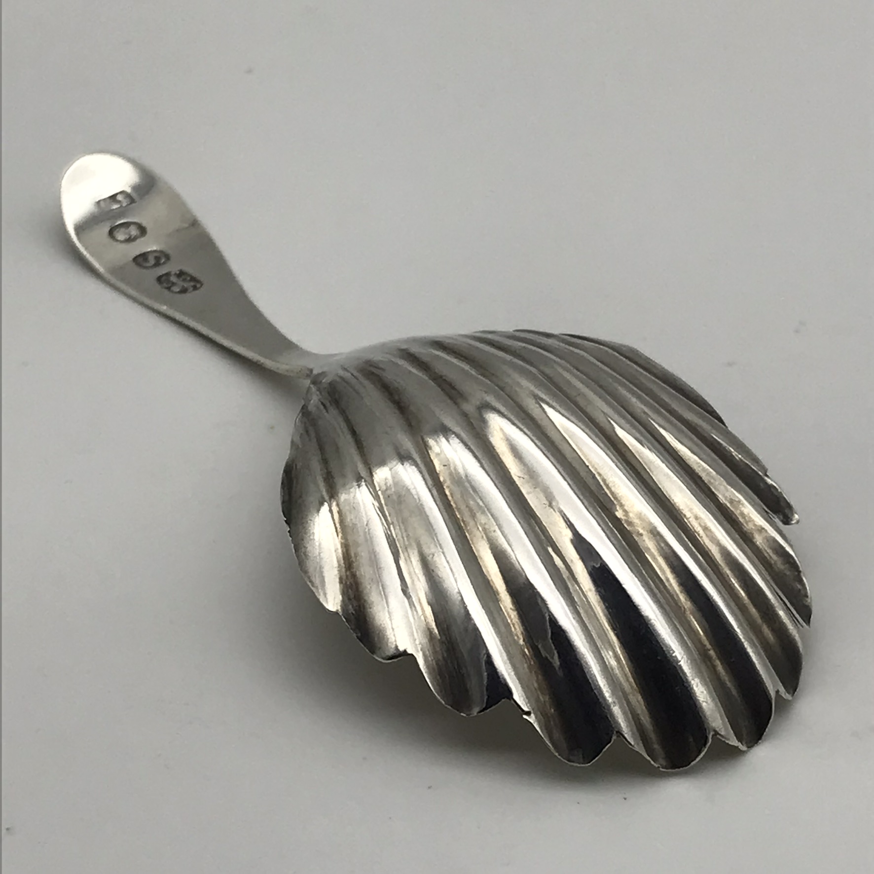 Georgian Silver Caddy Spoon (1793) - Image 4