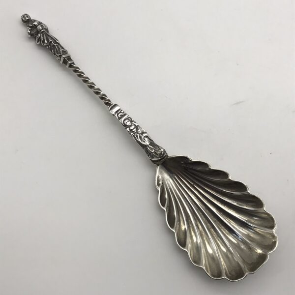 Victorian Solid Silver ‘Apostle’ Serving Spoon (1897)