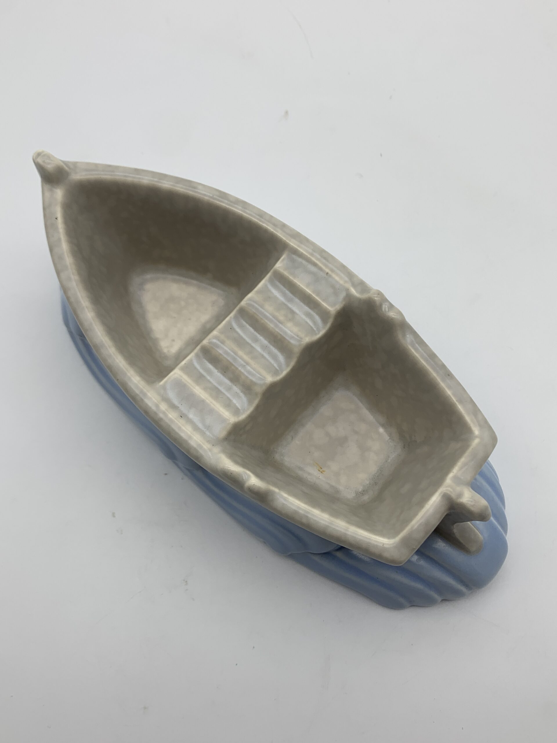 Scarce Vintage ‘Poole Pottery’ Rowing Boat Ashtray - Image 3