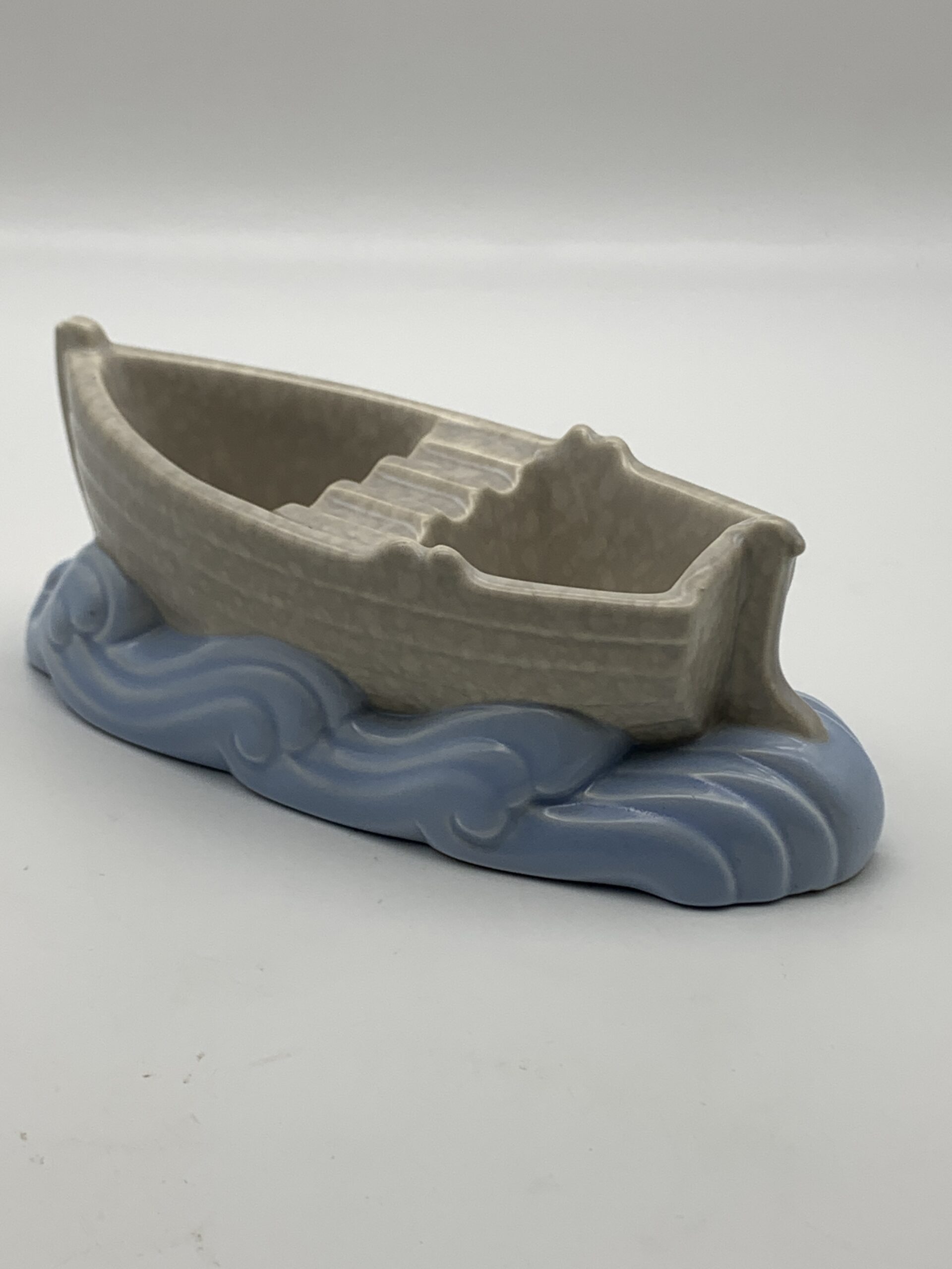 Scarce Vintage ‘Poole Pottery’ Rowing Boat Ashtray