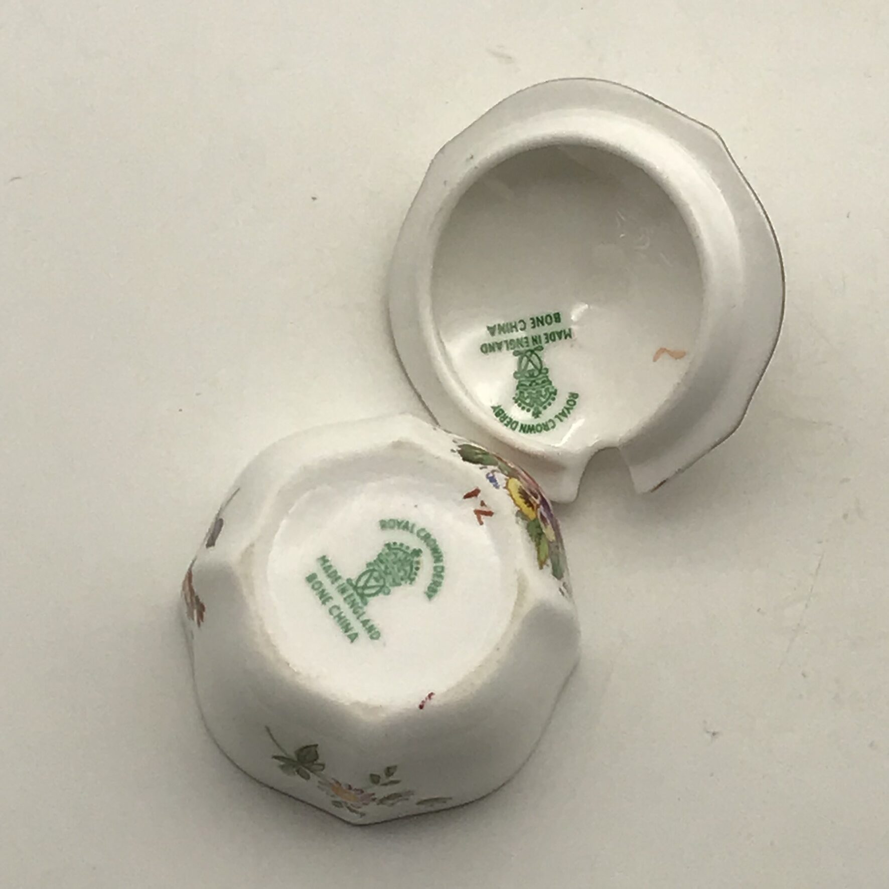 Royal Crown Derby ‘Posies’ Mustard Pot & Lid - Image 6