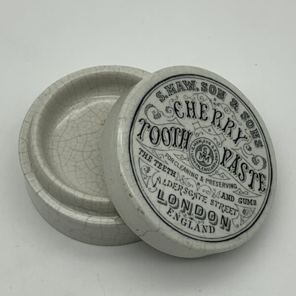 Antique ‘Cherry Toothpaste’ Pot & Lid