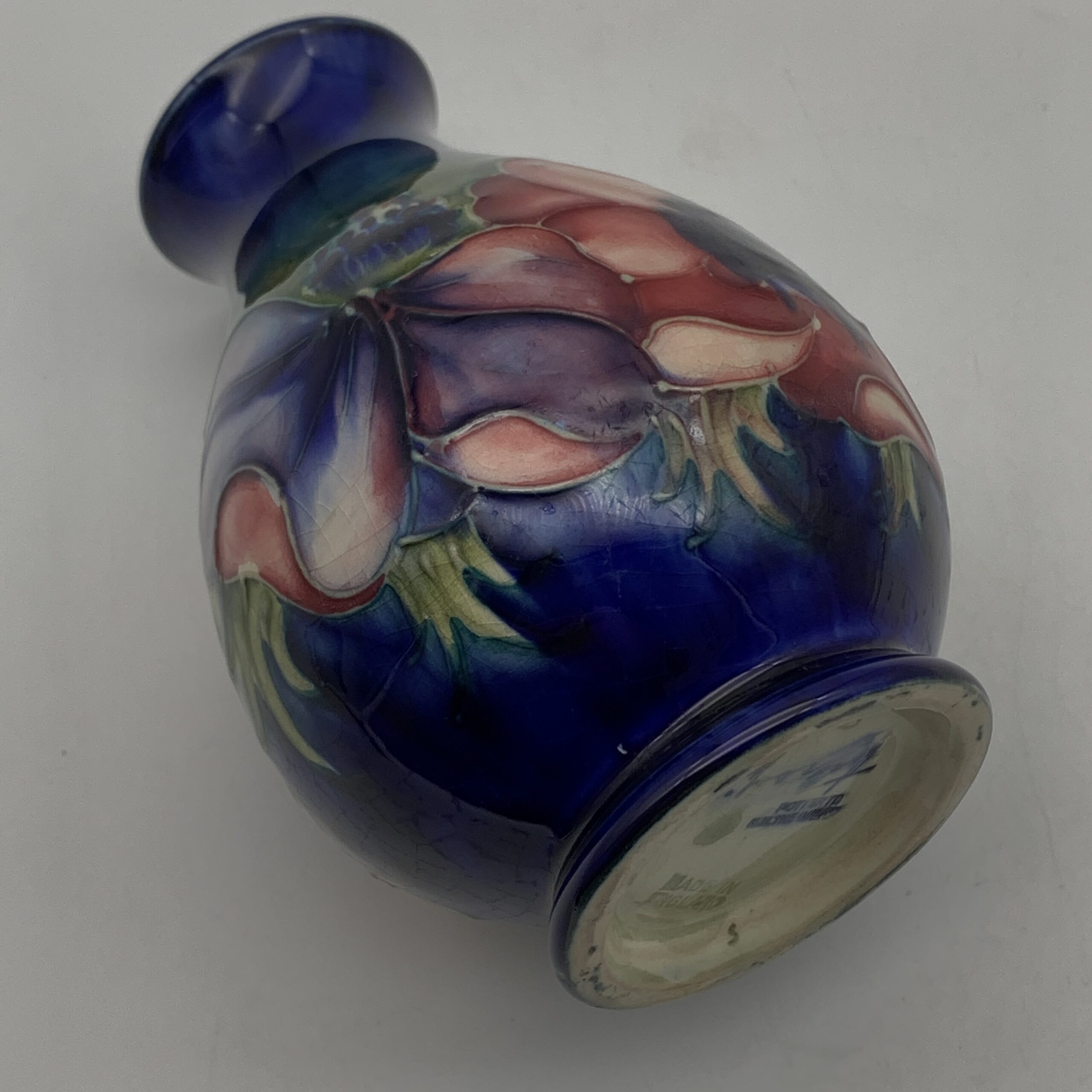 Vintage Moorcroft ‘Anemone’ Vase (1930/40’s) - Image 4