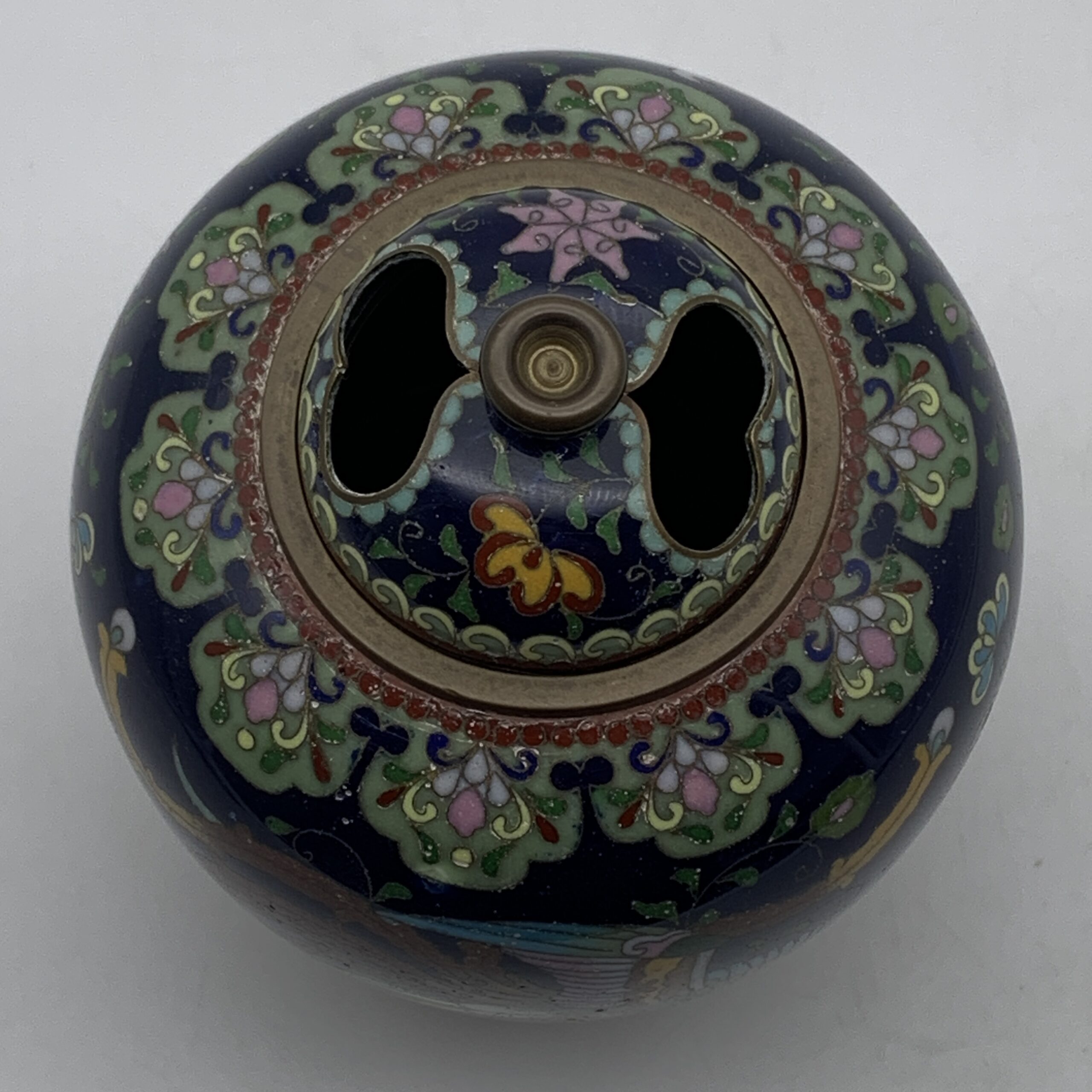 Antique Japanese Cloisonne ‘Koro Censer’ Incense Burner - Image 5