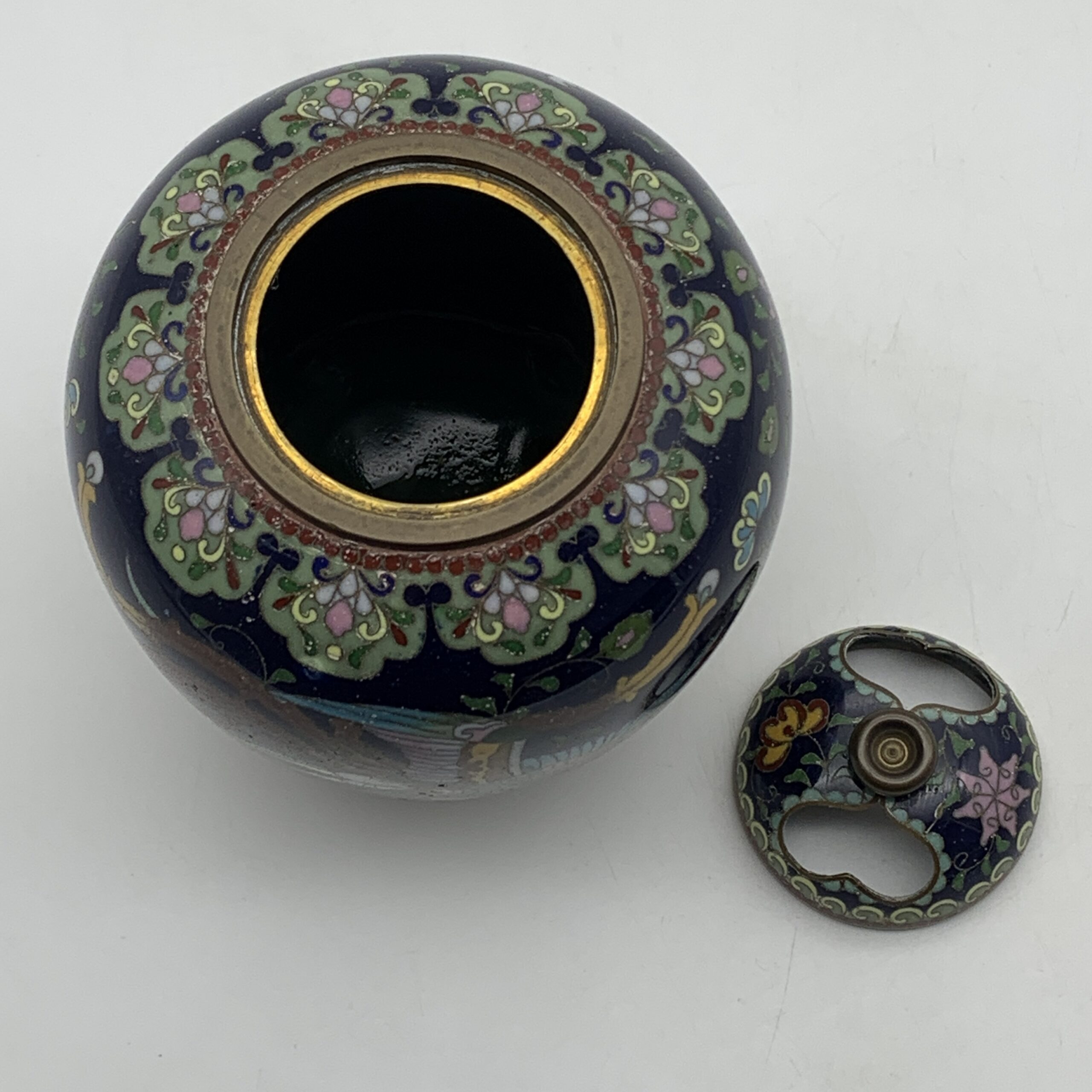 Antique Japanese Cloisonne ‘Koro Censer’ Incense Burner - Image 6