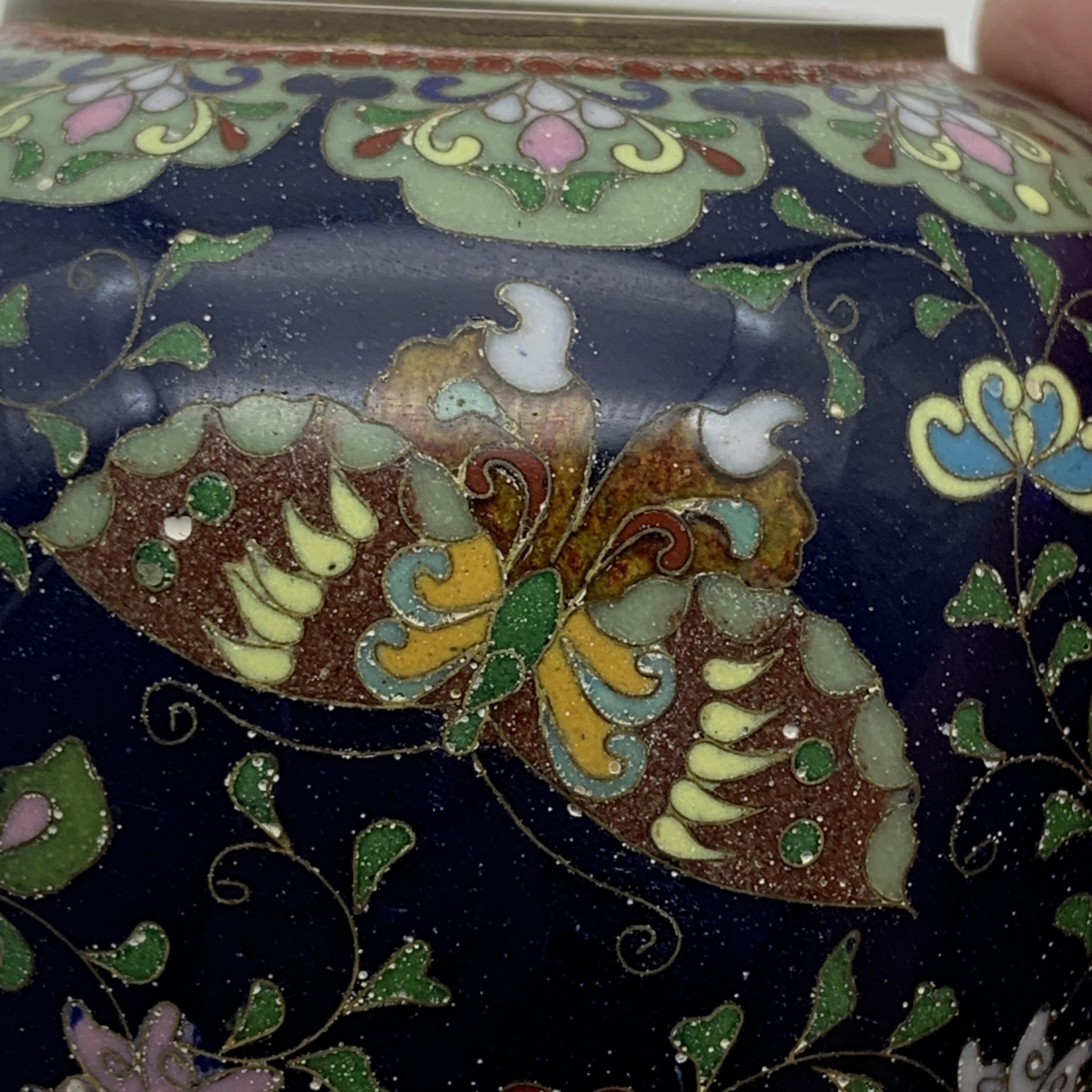 Antique Japanese Cloisonne ‘Koro Censer’ Incense Burner - Image 4