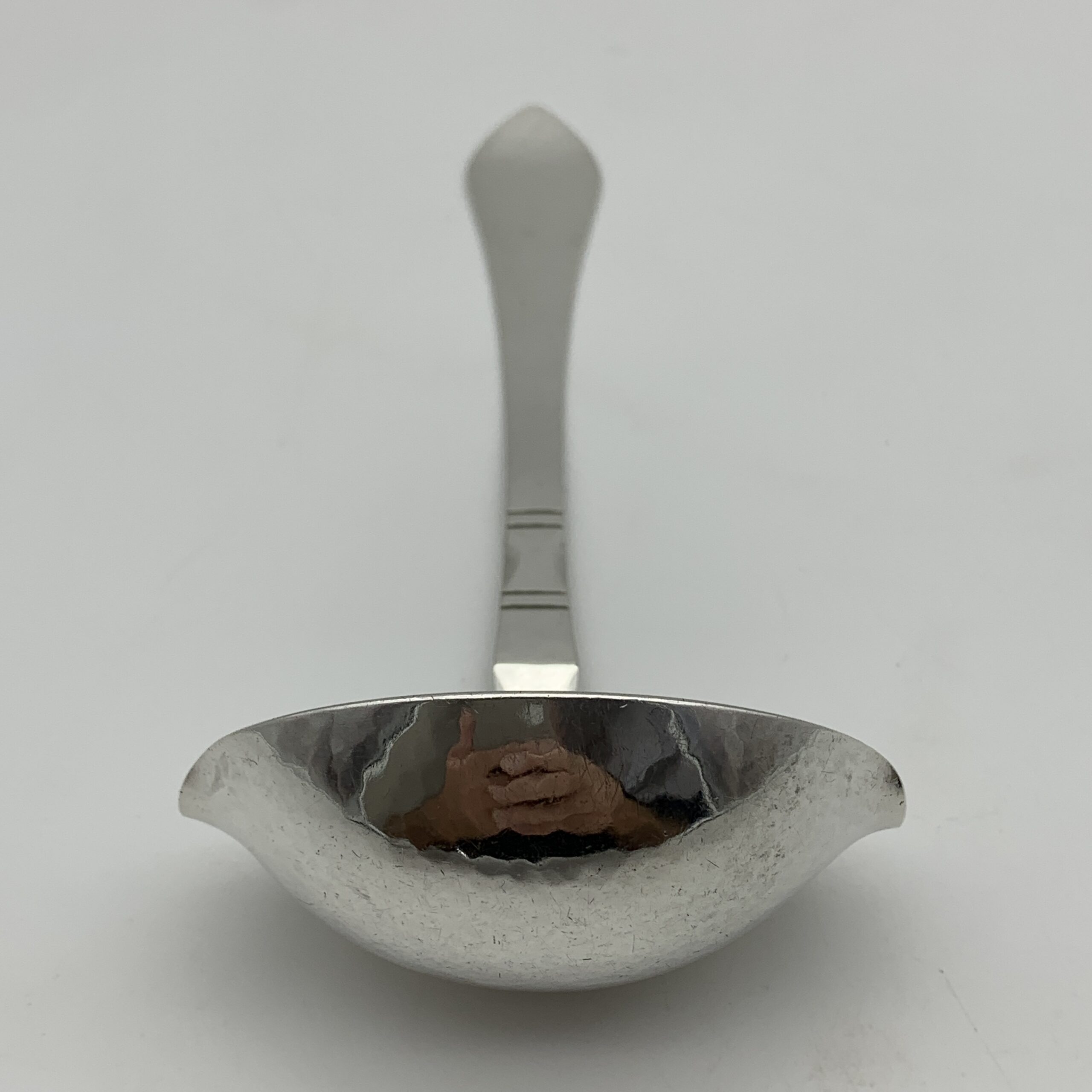 Early ‘Georg Jensen’ Gravy Spoon (Continental/Antik Pattern) - Image 4