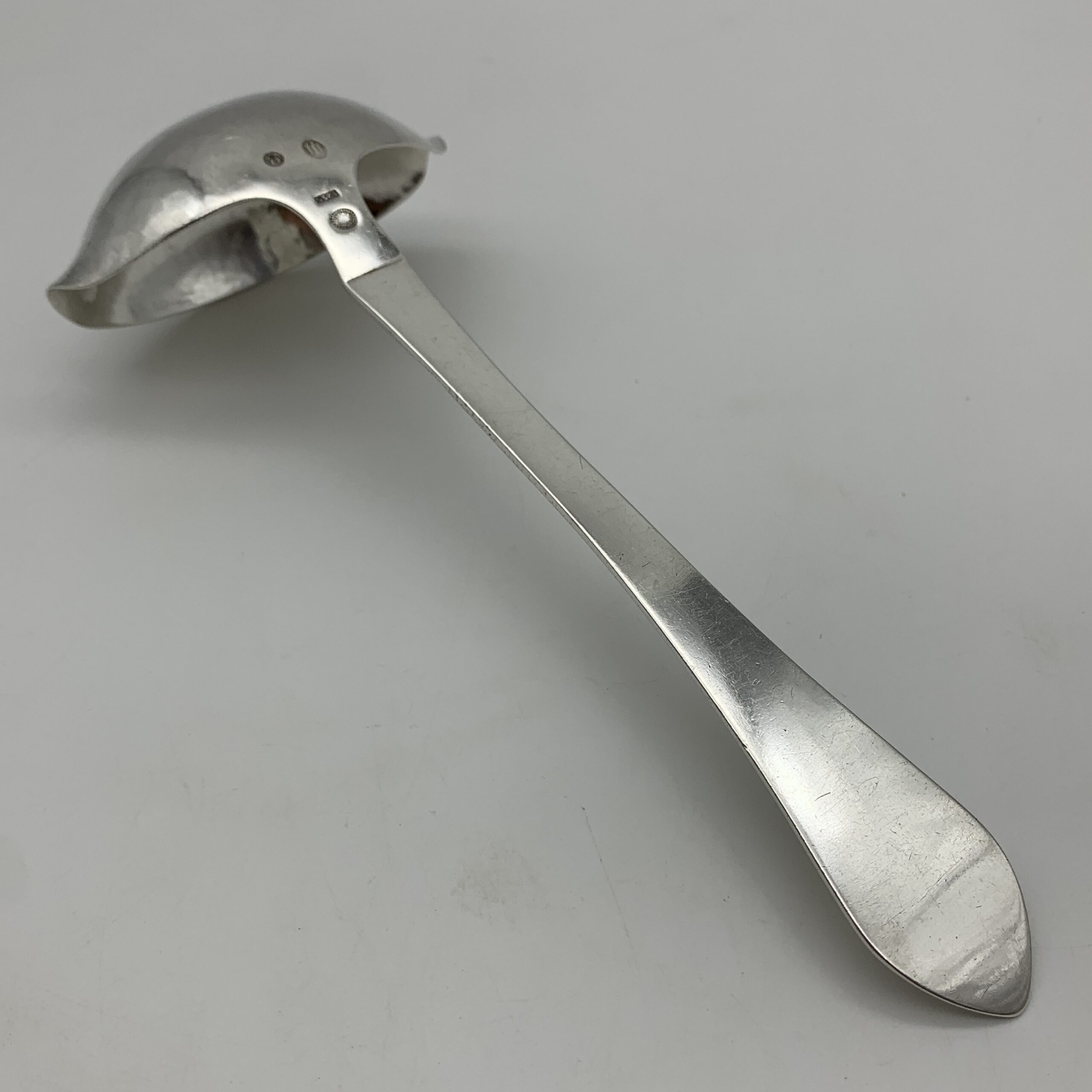 Early ‘Georg Jensen’ Gravy Spoon (Continental/Antik Pattern) - Image 6