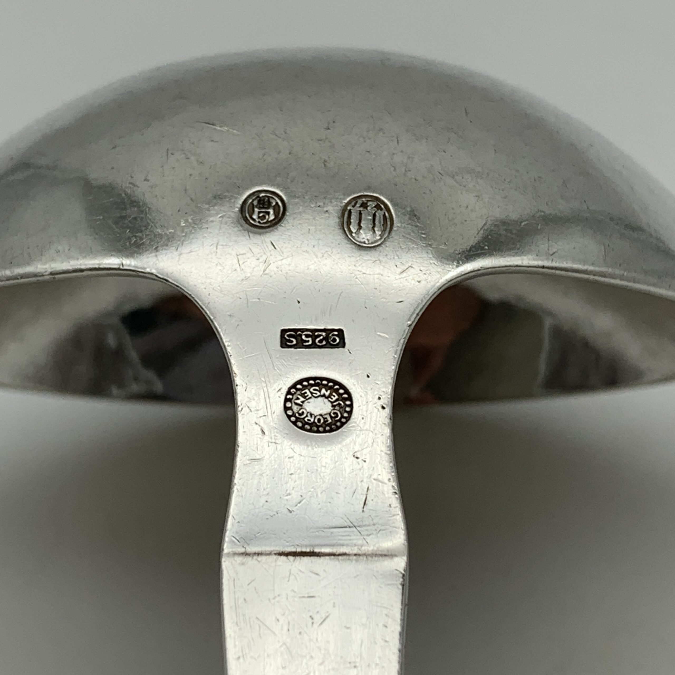 Early ‘Georg Jensen’ Gravy Spoon (Continental/Antik Pattern) - Image 7