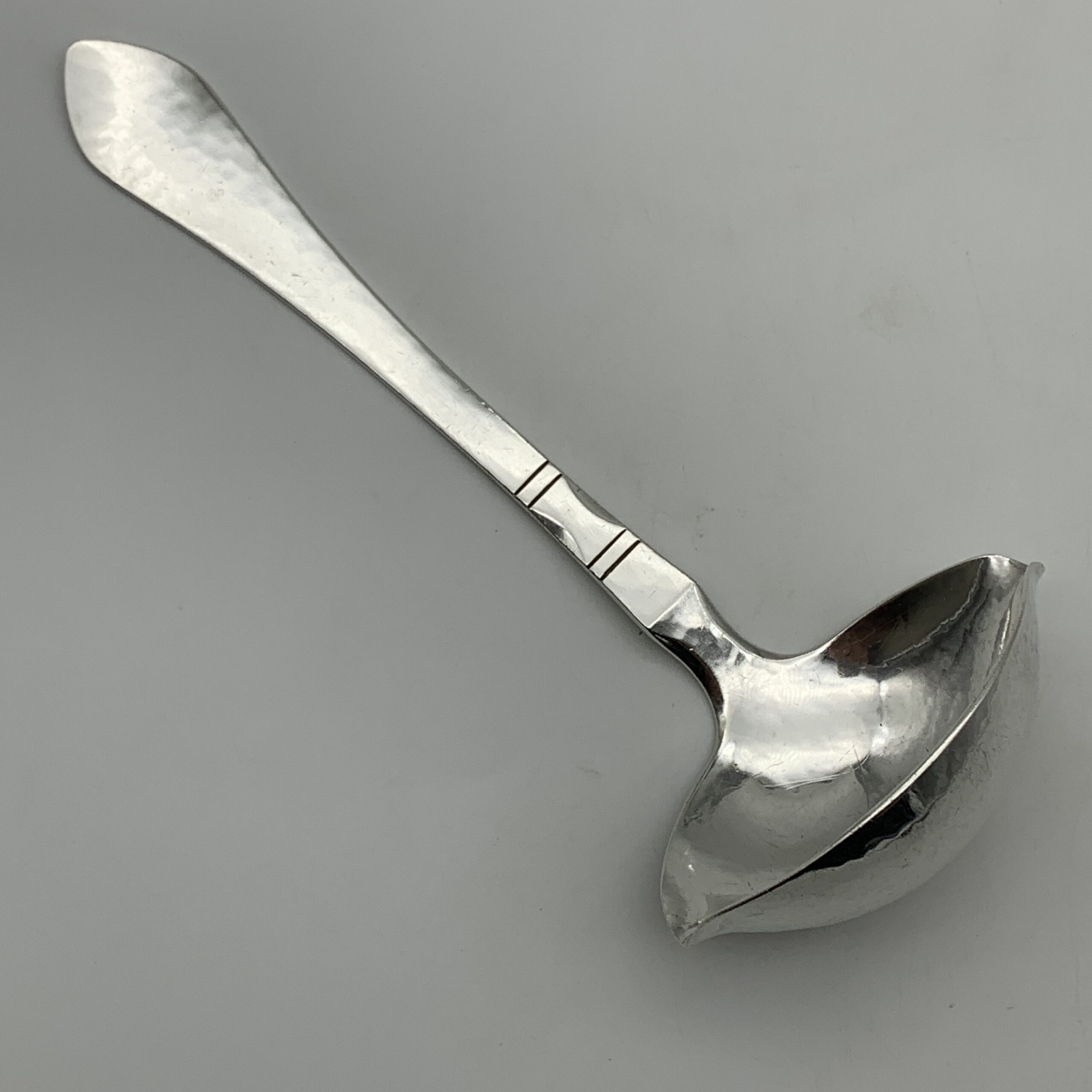 Early ‘Georg Jensen’ Gravy Spoon (Continental/Antik Pattern) - Image 2