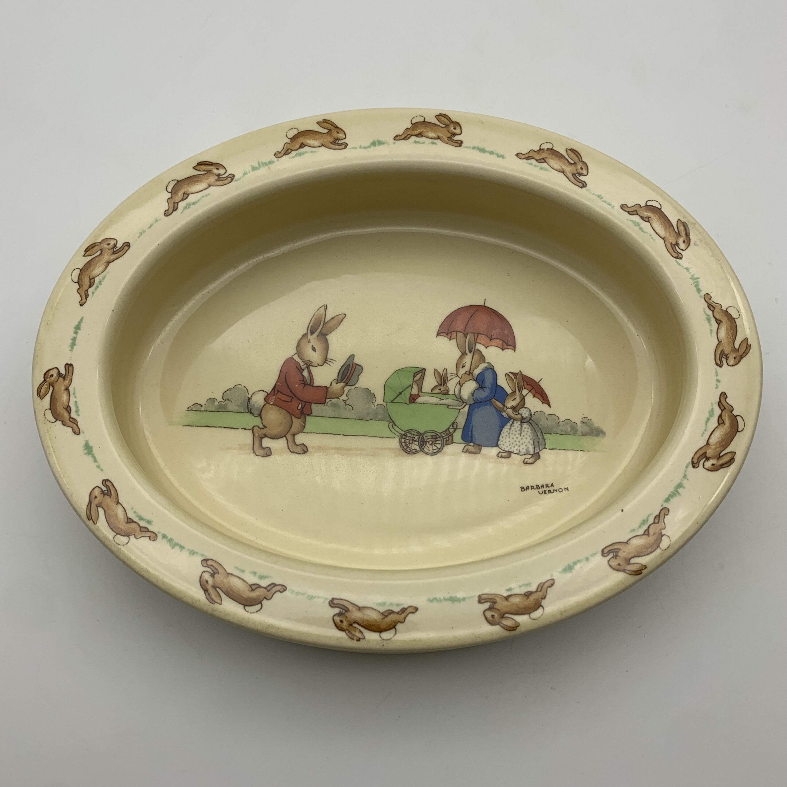Early Signed Royal Doulton ‘Bunnykins’ Porridge Bowl