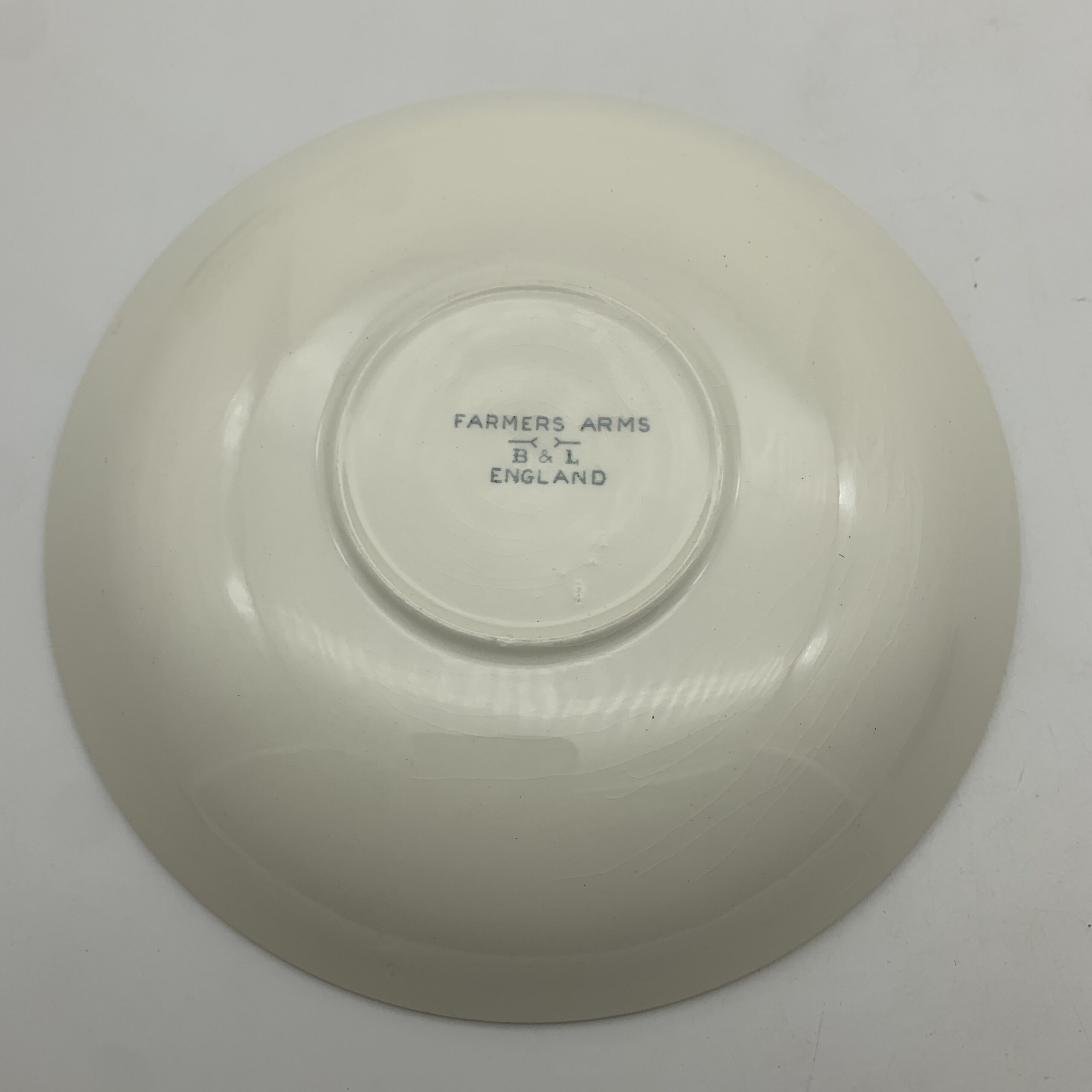 Large Antique ‘Farmers Arms’ Cider Mug & Saucer (Burgess & Leigh) - Image 13