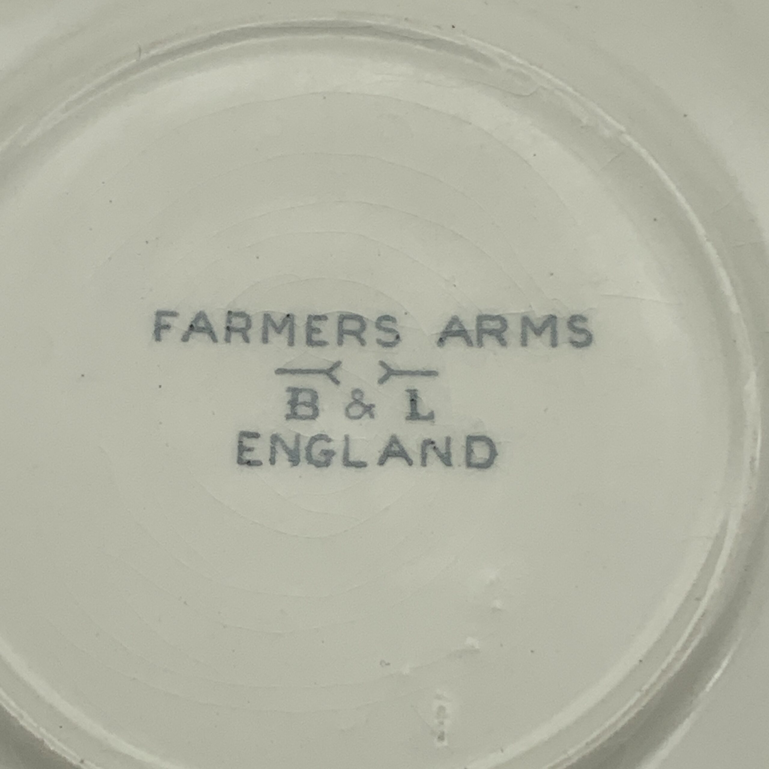 Large Antique ‘Farmers Arms’ Cider Mug & Saucer (Burgess & Leigh) - Image 12