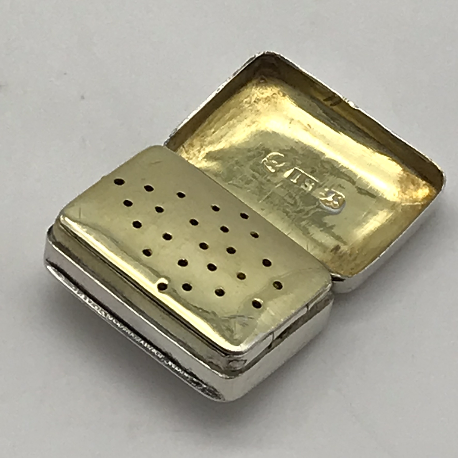 Silver ‘George III’ Vinaigrette (1814 - John Shaw) - Image 12