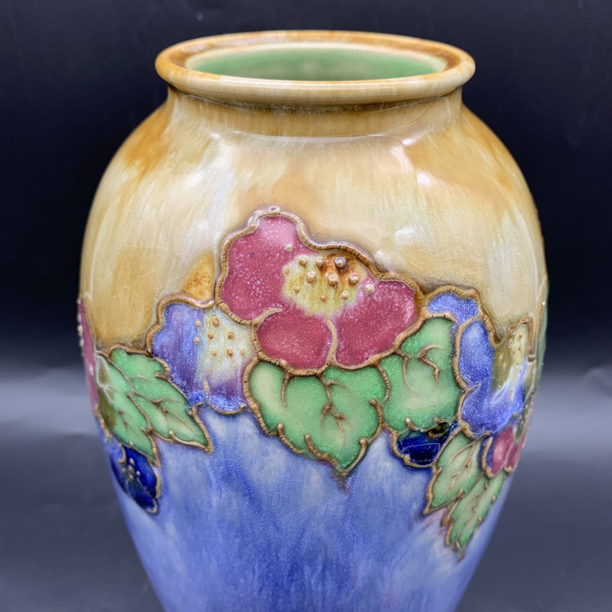 Large 1920’s R/Doulton Stoneware Vase by ‘Ethel Beard’ - Image 2