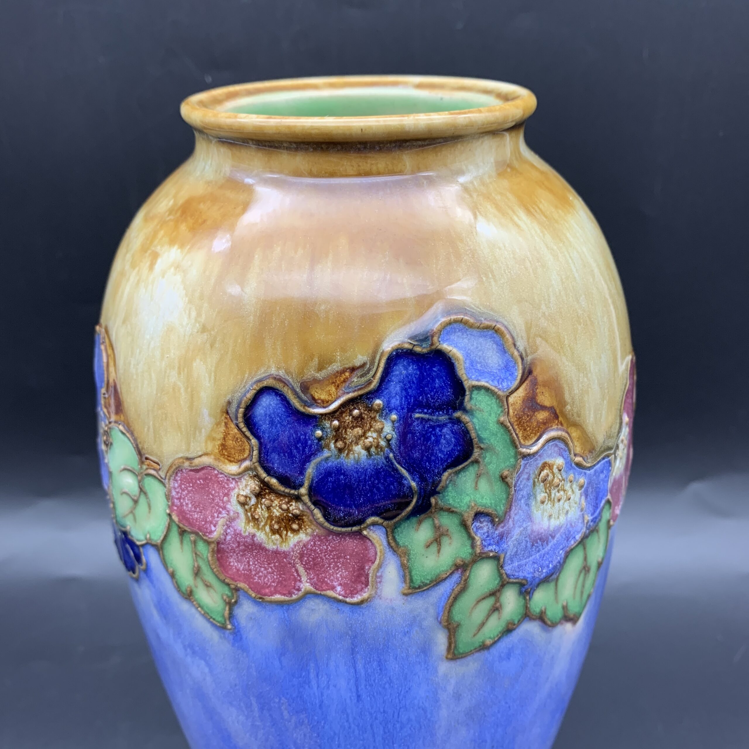 Large 1920’s R/Doulton Stoneware Vase by ‘Ethel Beard’ - Image 5