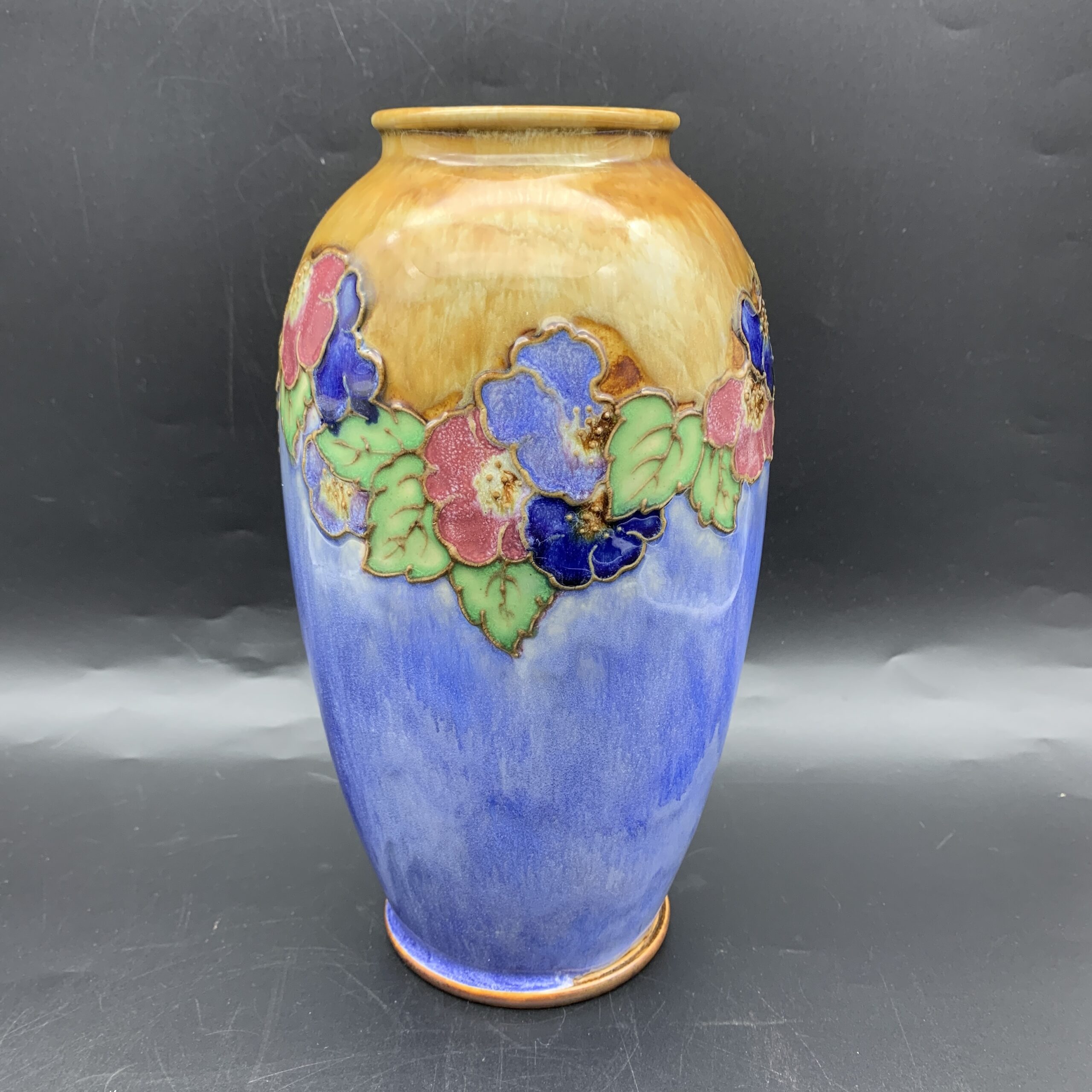 Large 1920’s R/Doulton Stoneware Vase by ‘Ethel Beard’ - Image 4
