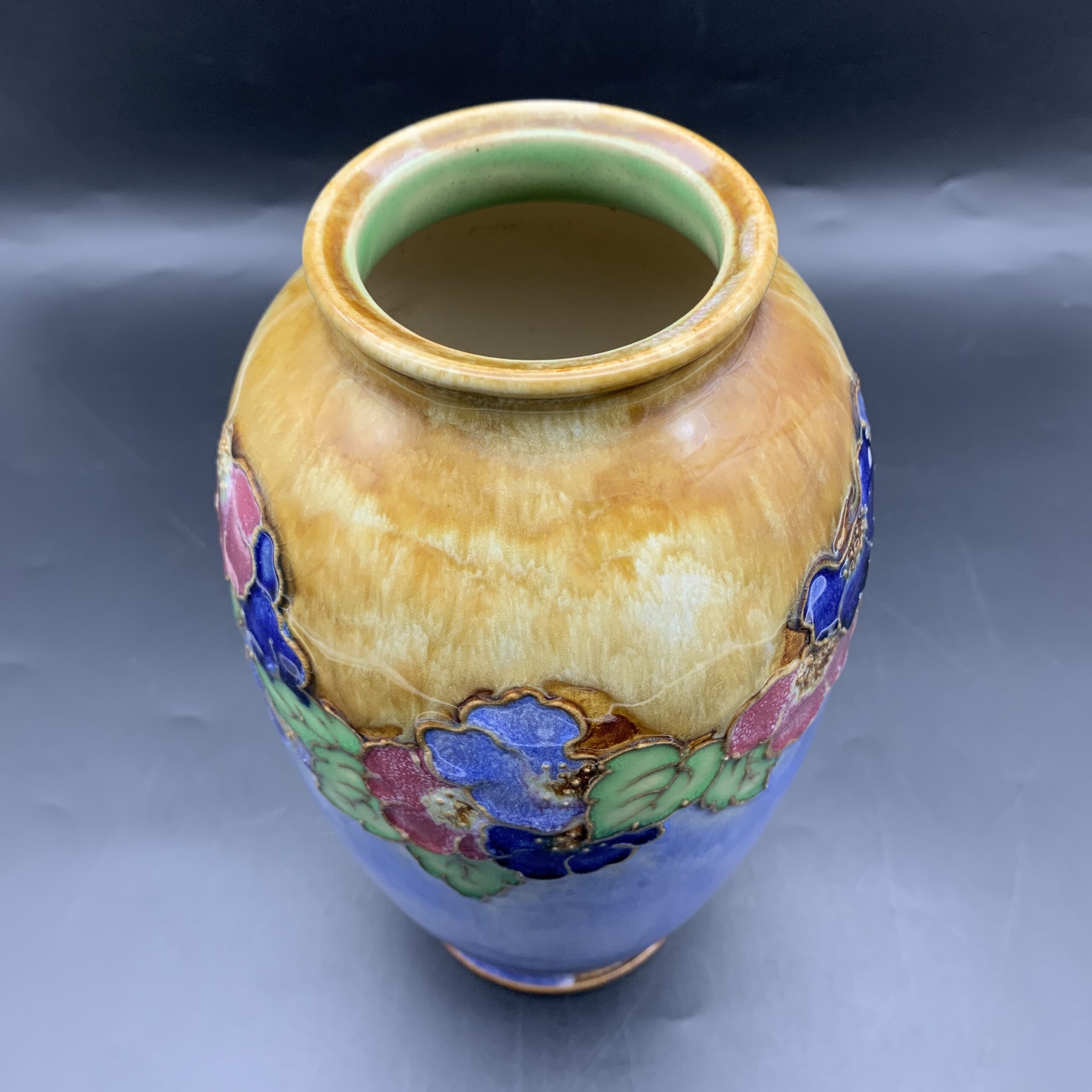 Large 1920’s R/Doulton Stoneware Vase by ‘Ethel Beard’ - Image 7