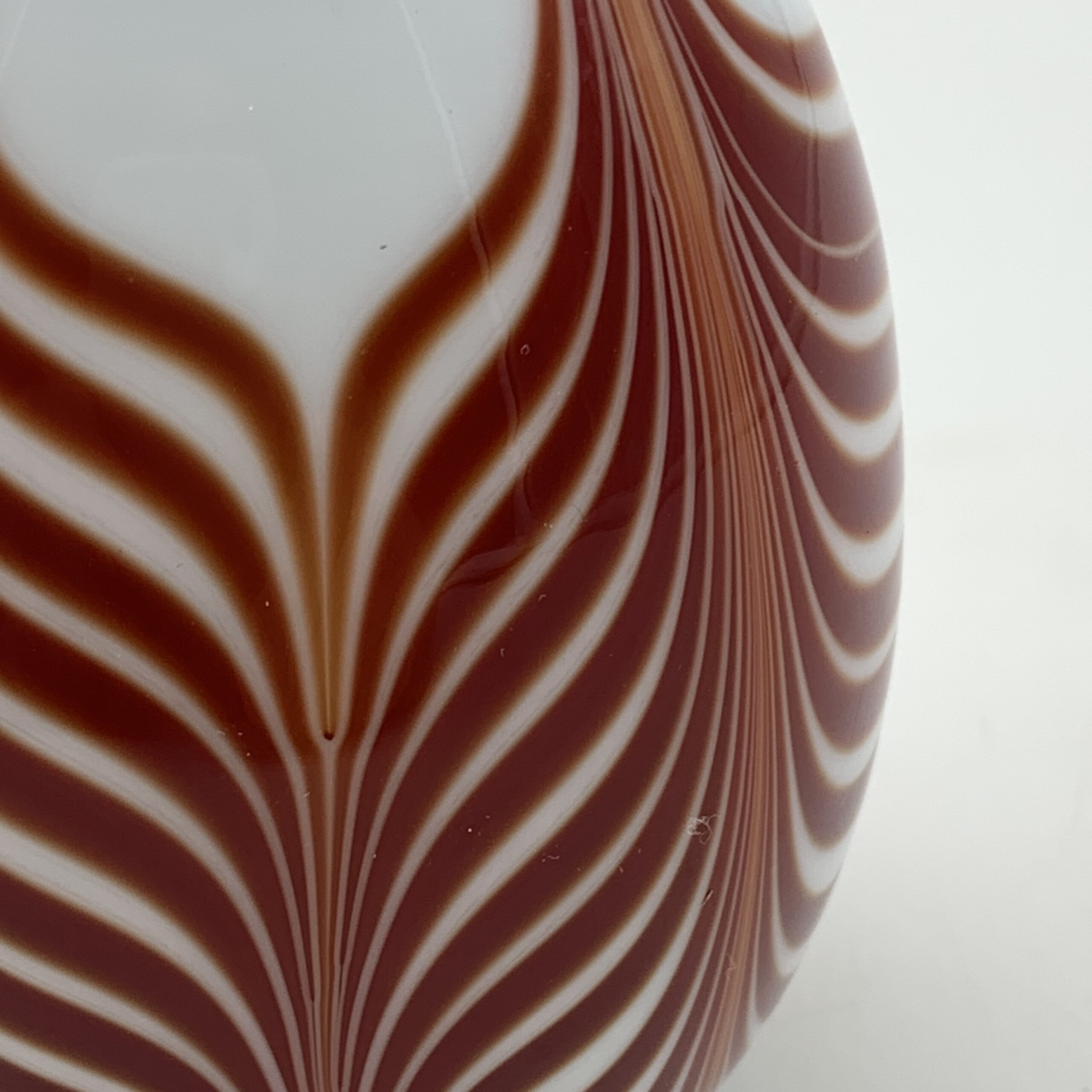 Early Art Glass ‘Feather’ Paperweight - Image 2