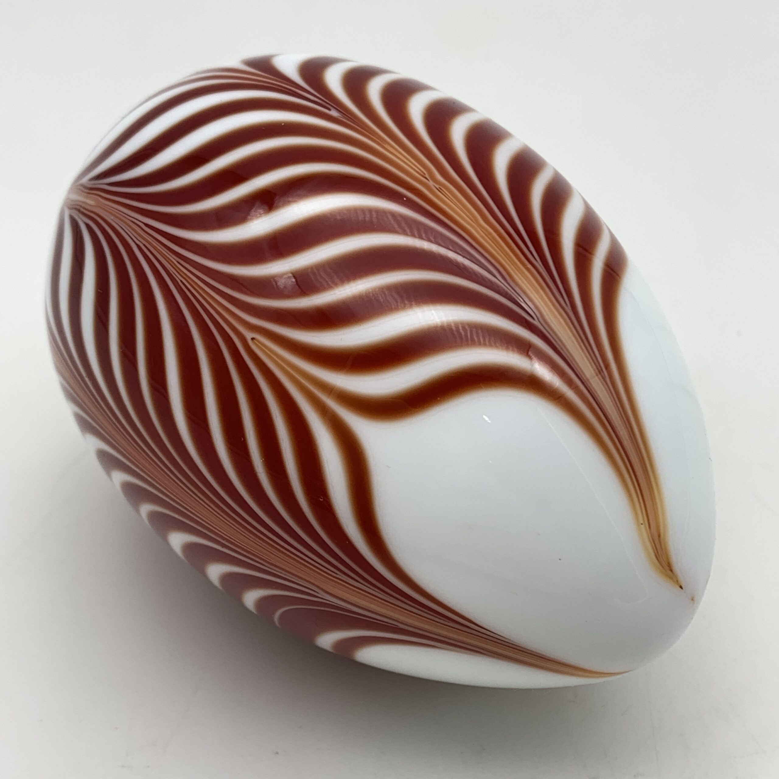 Early Art Glass ‘Feather’ Paperweight - Image 6