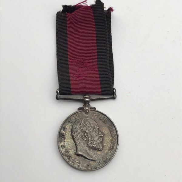 Natal 1906 Rebellion Medal ‘F. Mackrory’ (Durban Light Infantry)
