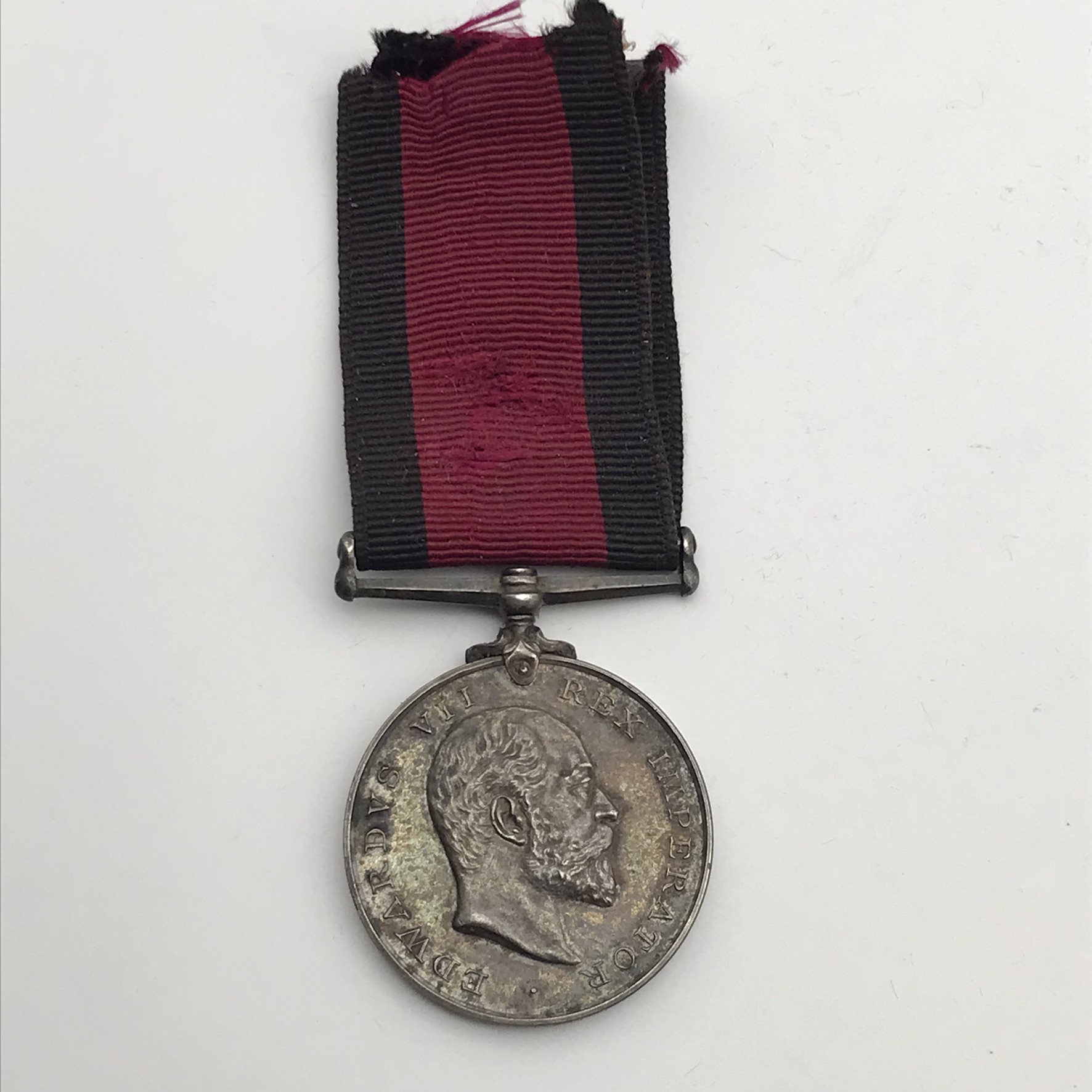 Natal 1906 Rebellion Medal ‘F. Mackrory’ (Durban Light Infantry)