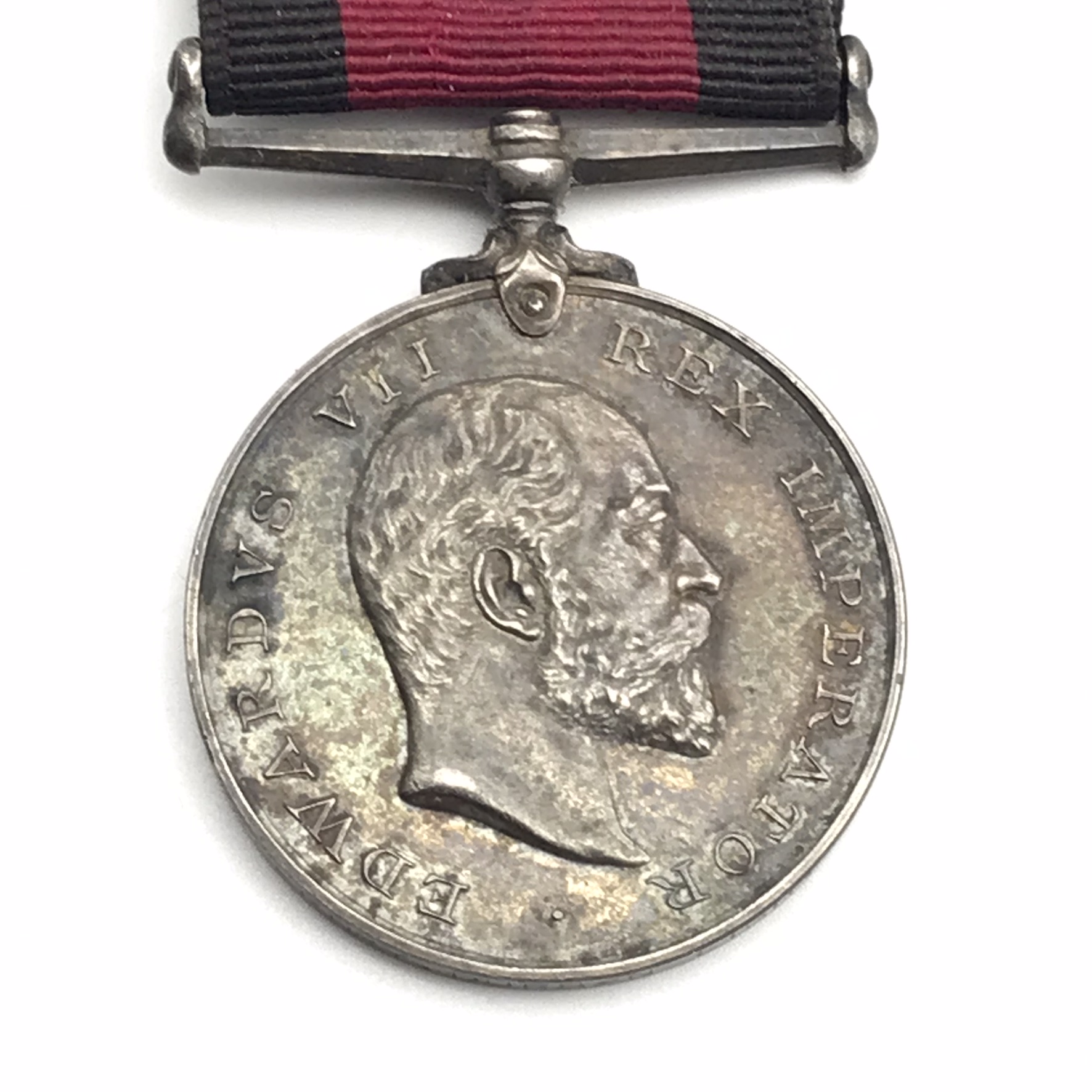 Natal 1906 Rebellion Medal ‘F. Mackrory’ (Durban Light Infantry) - Image 2
