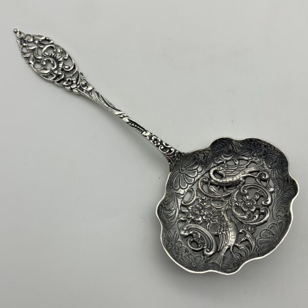 Vintage Dutch Silver-Plated Dessert Spoon