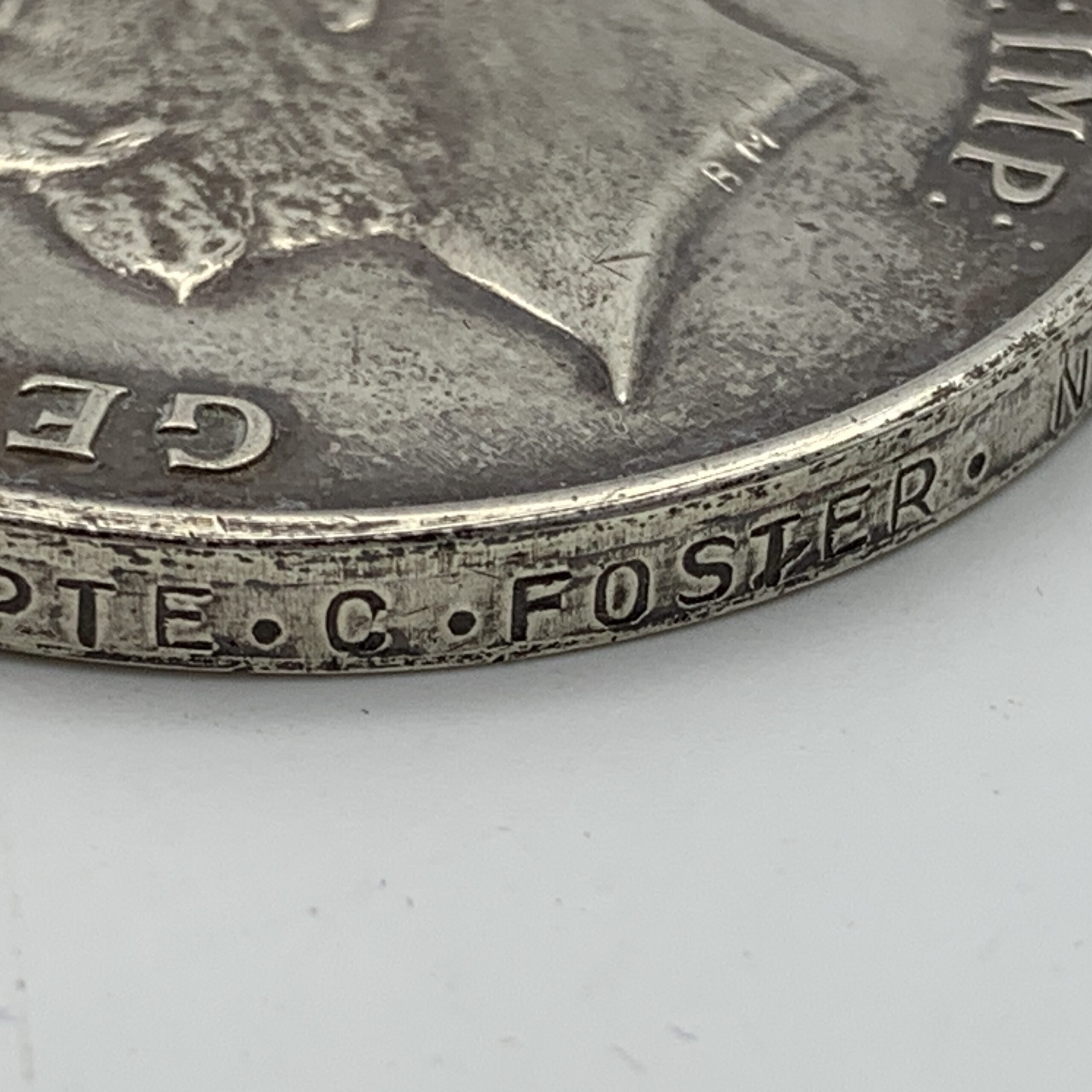 WW1 – ‘K.I.A.’ Pair of Medals to ‘PTE. C. FOSTER’ ‘North. D. Fus.’ (Cambrai) - Image 4