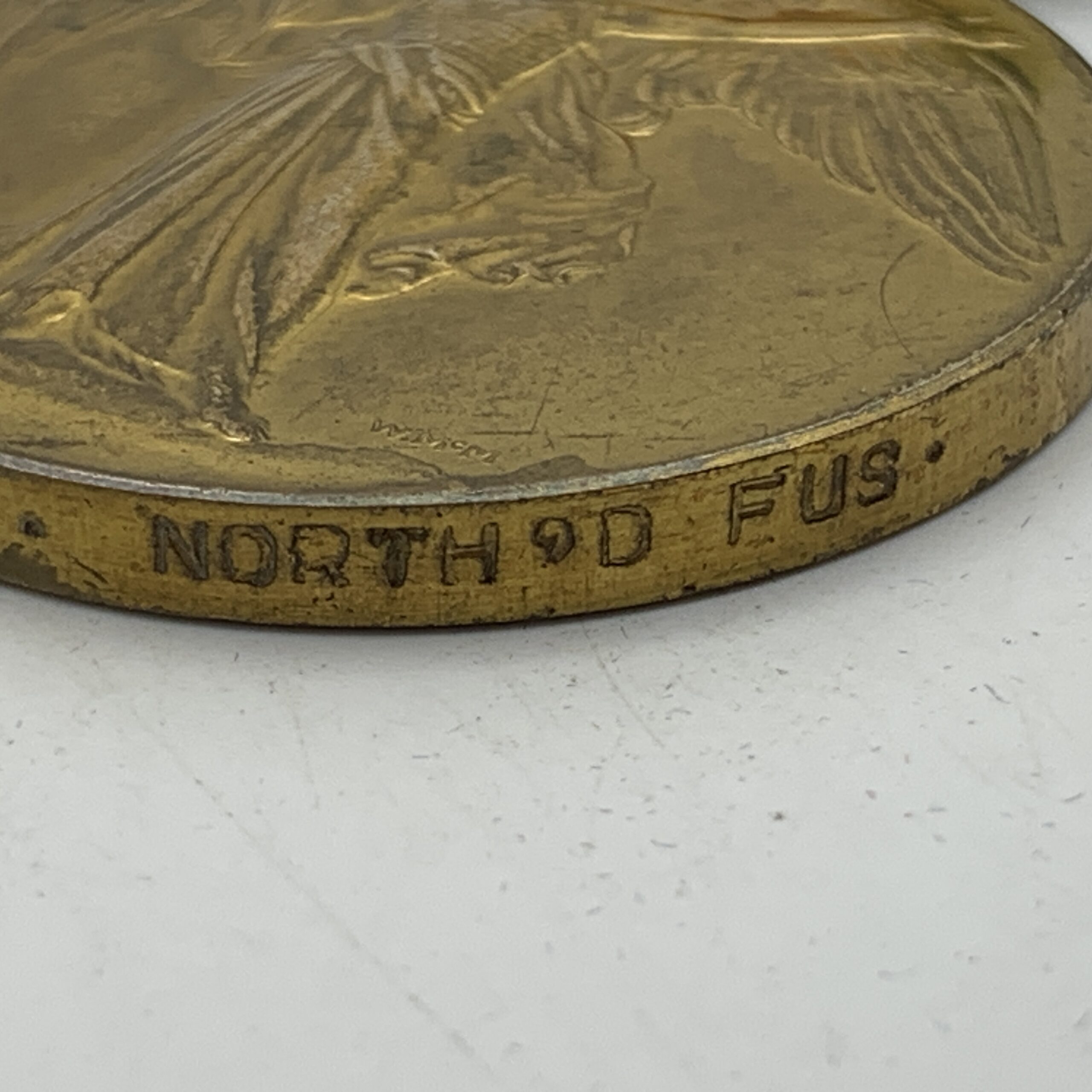 WW1 – ‘K.I.A.’ Pair of Medals to ‘PTE. C. FOSTER’ ‘North. D. Fus.’ (Cambrai) - Image 8