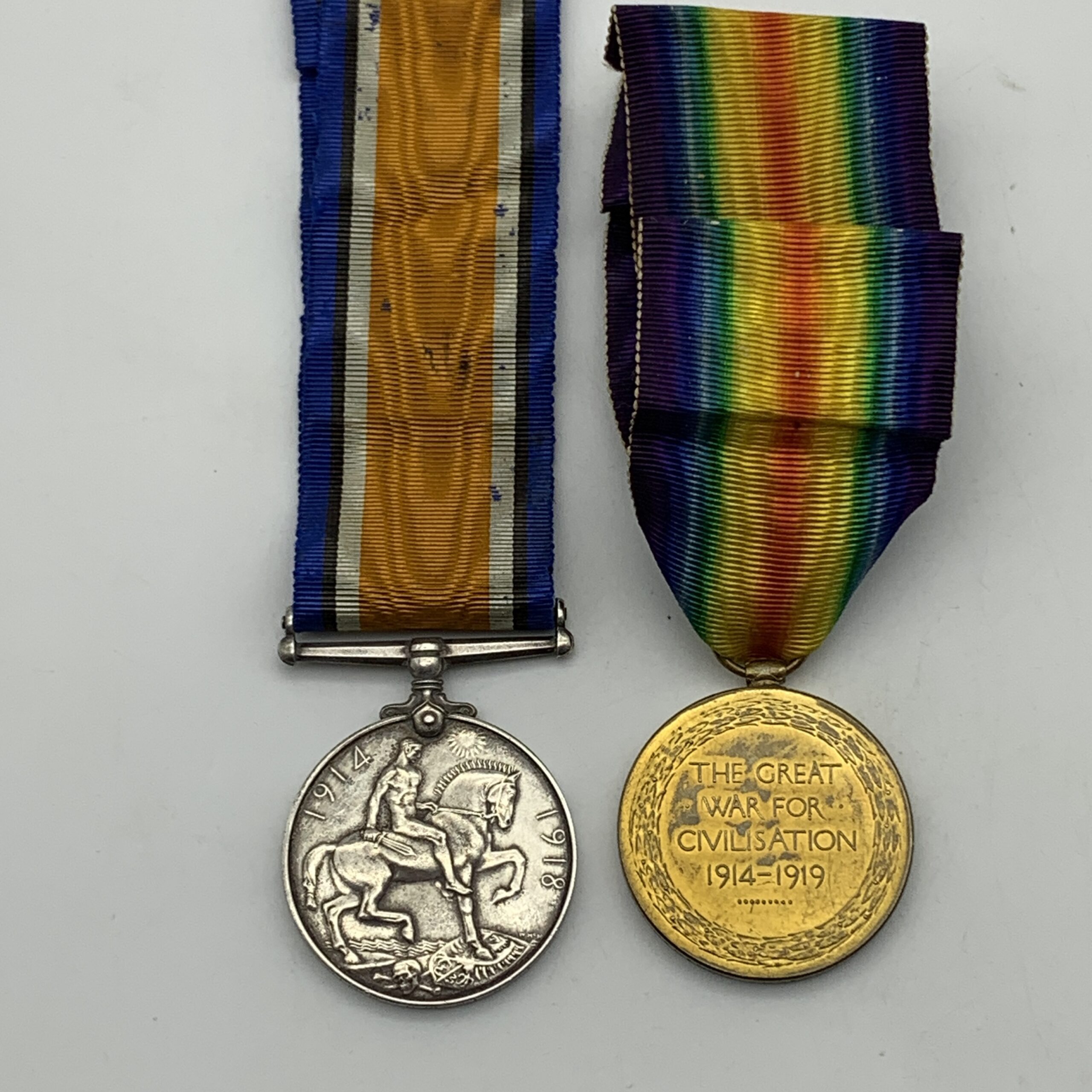 WW1 – ‘K.I.A.’ Pair of Medals to ‘PTE. C. FOSTER’ ‘North. D. Fus.’ (Cambrai) - Image 6