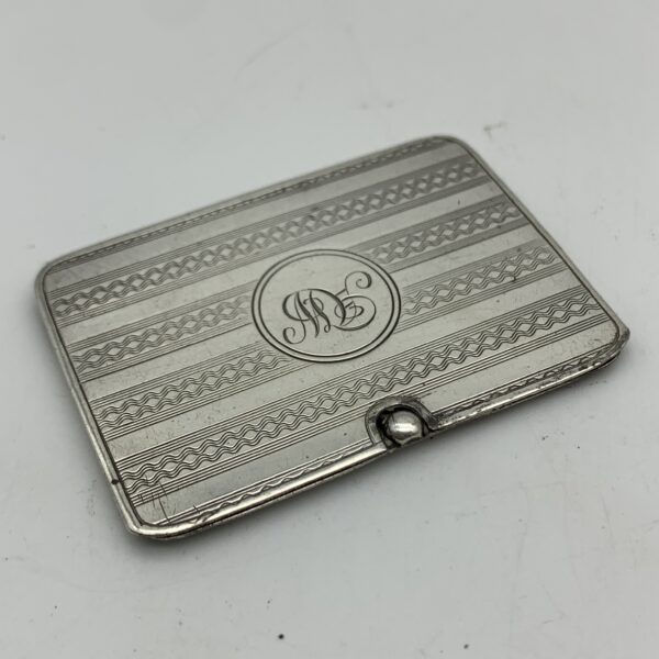 Antique Sterling Silver Stamp Holder (1922)