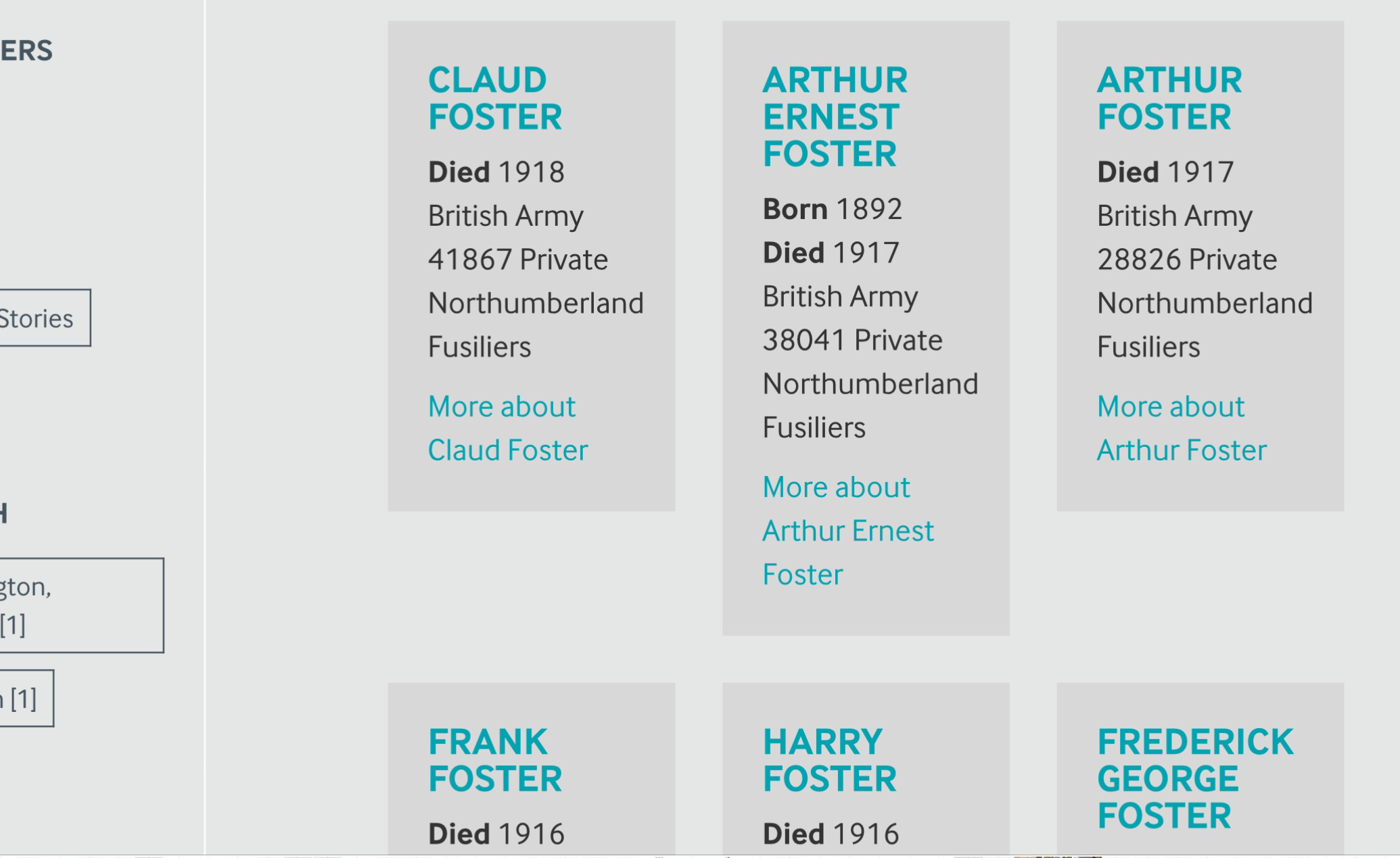 WW1 – ‘K.I.A.’ Pair of Medals to ‘PTE. C. FOSTER’ ‘North. D. Fus.’ (Cambrai) - Image 11