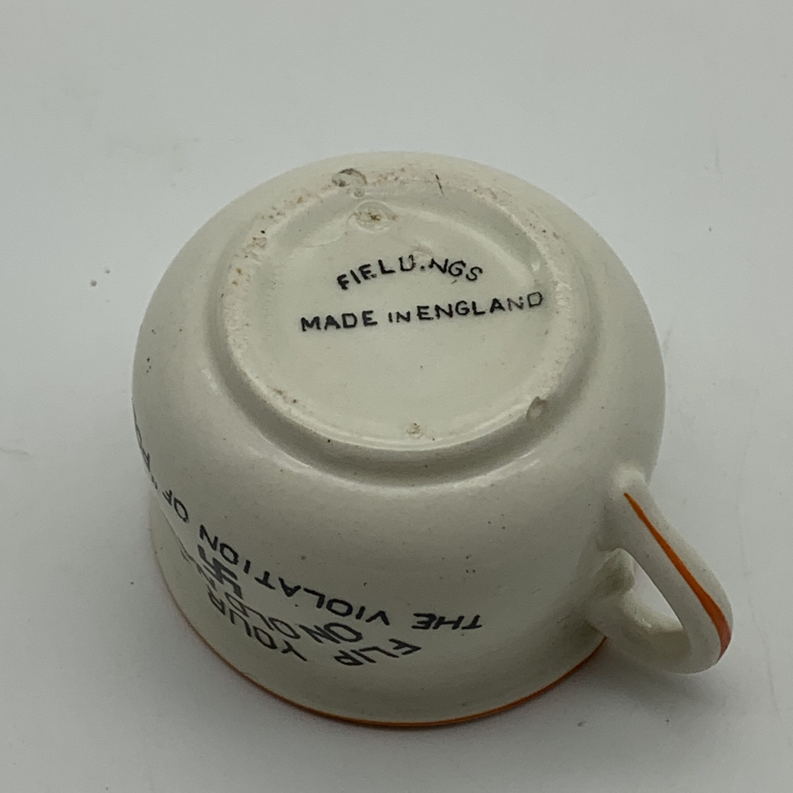 WW2 Miniature ‘Anti Hitler’ Potty/Chamber Pot - Image 7