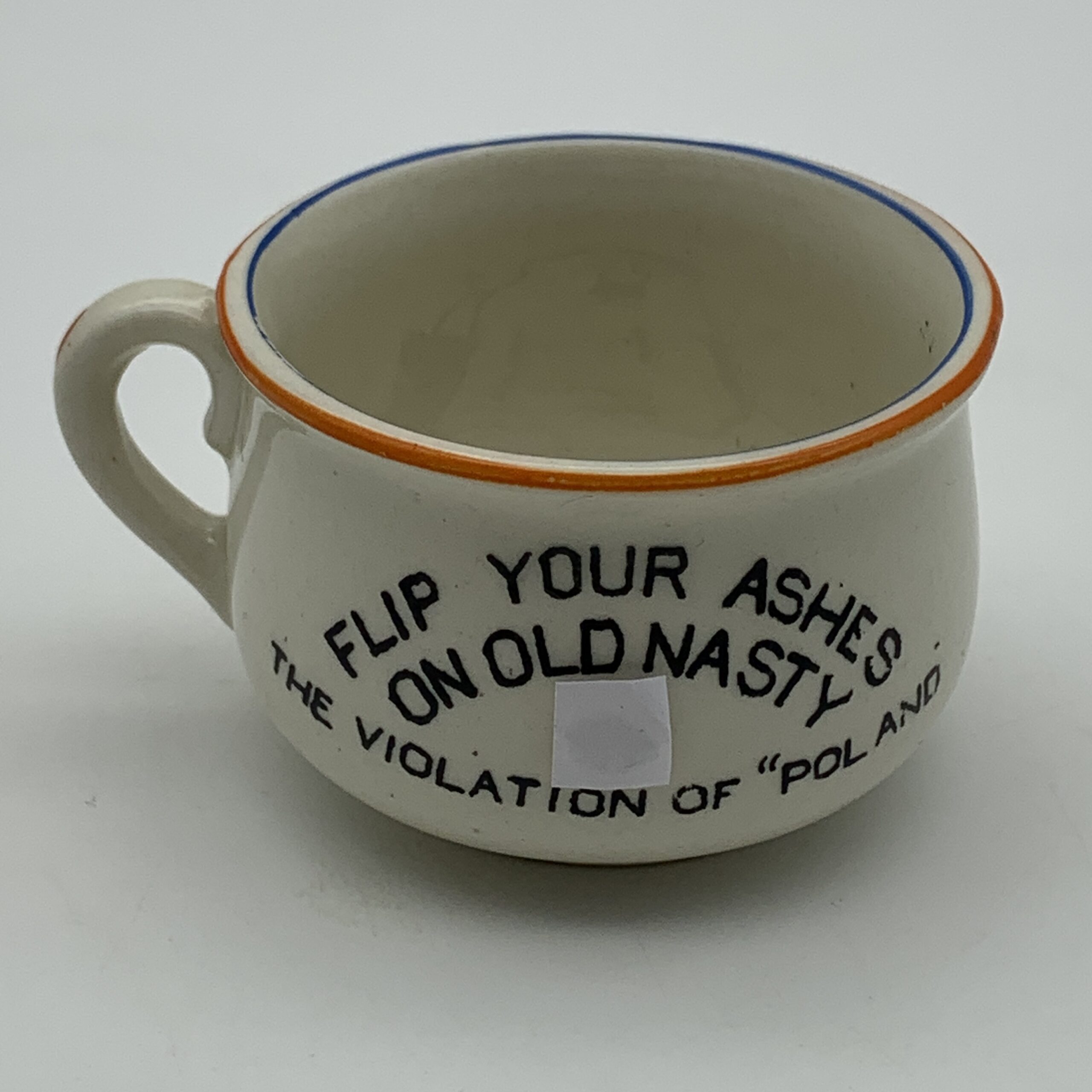 WW2 Miniature ‘Anti Hitler’ Potty/Chamber Pot - Image 5