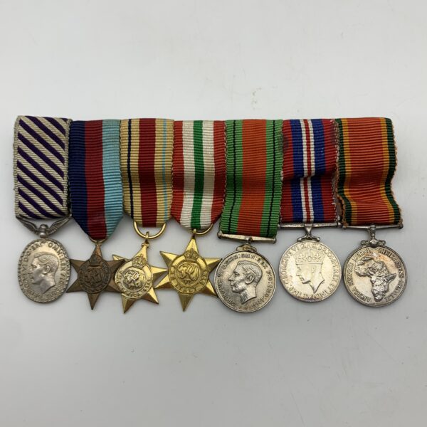 British - Distinguished Flying Medal (DFM) Group of Miniature Medals (7)
