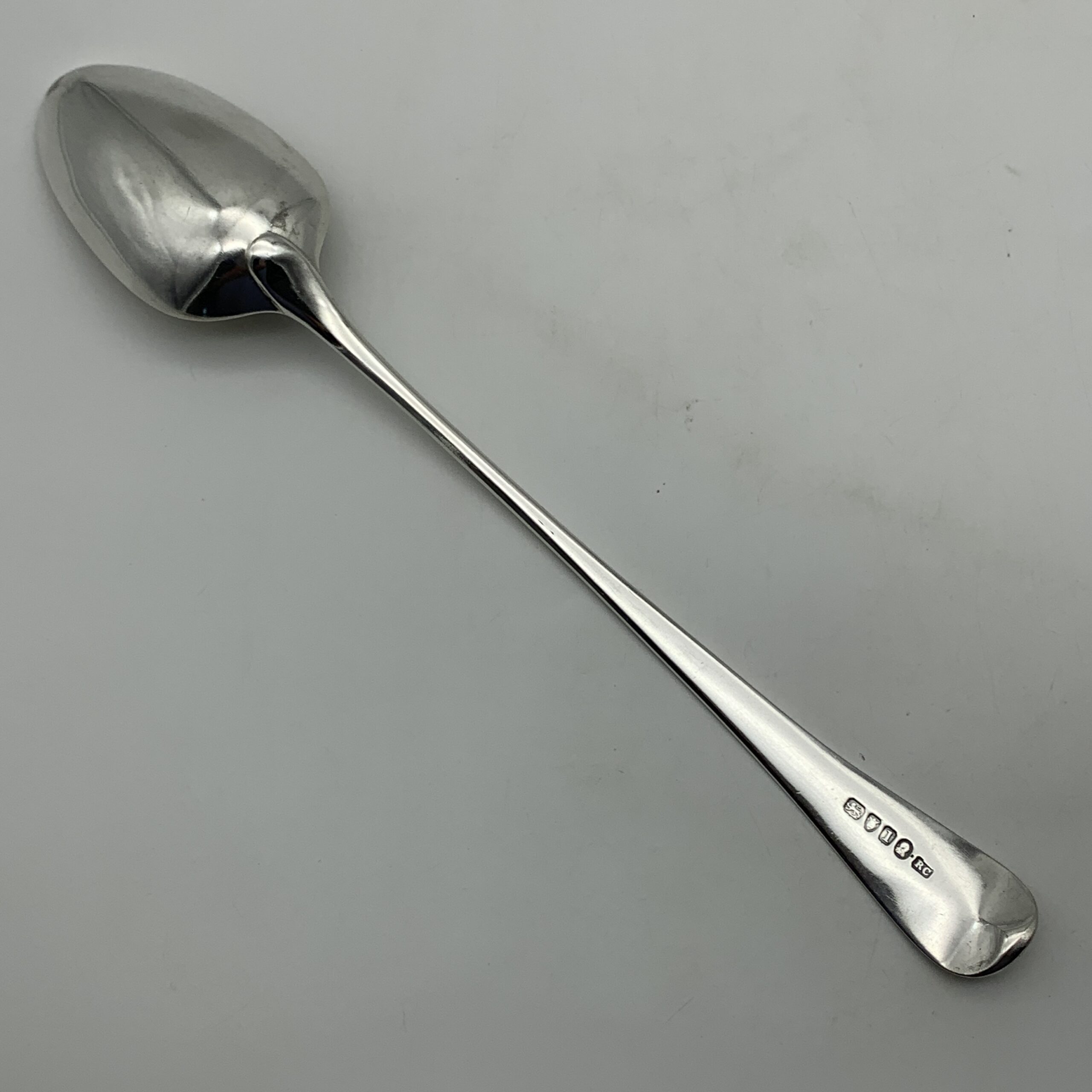 Georgian Silver Basting Spoon by ‘Richard Crossley’ (1786) - Image 5