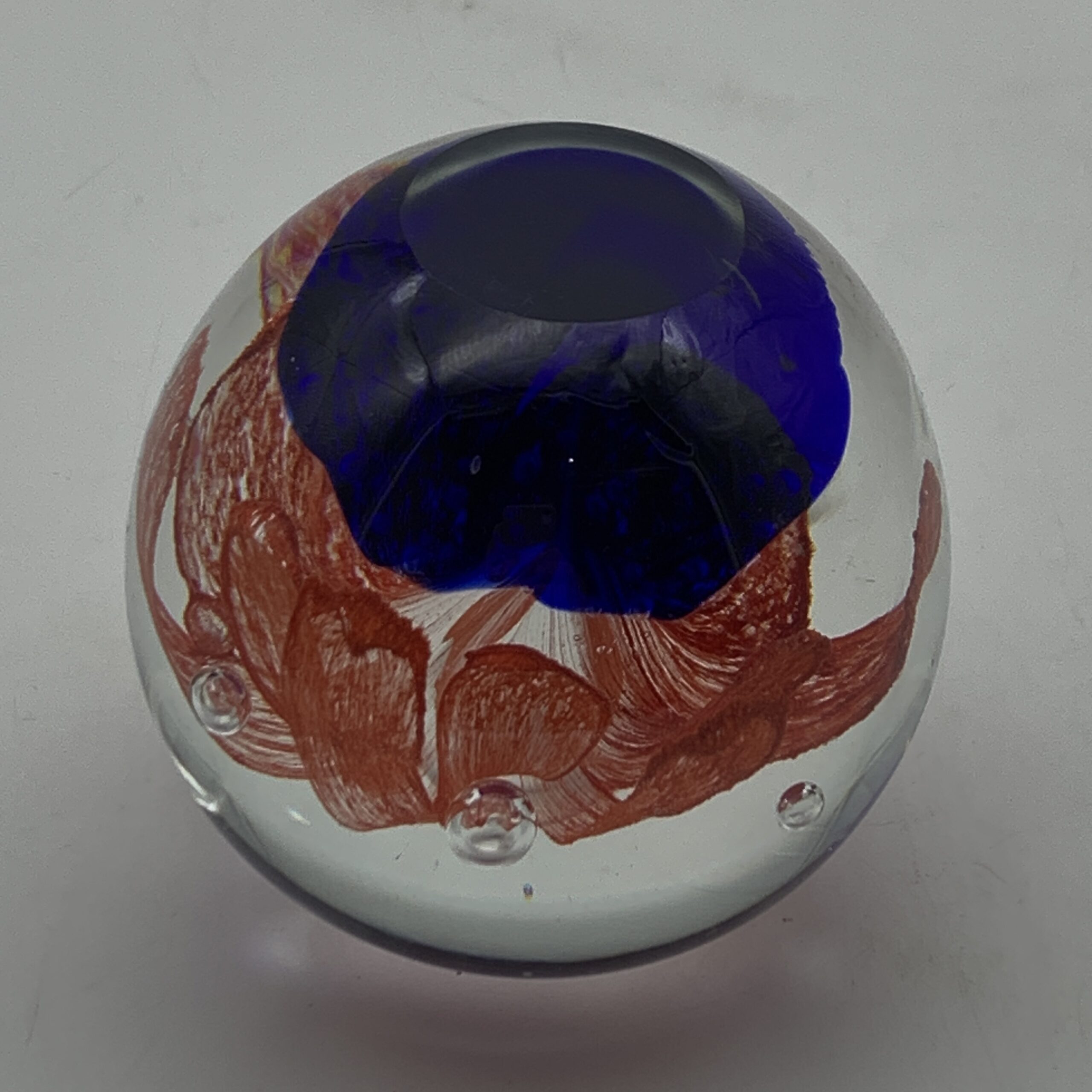 Vintage Art Glass ‘Flower’ Paperweight - Image 7