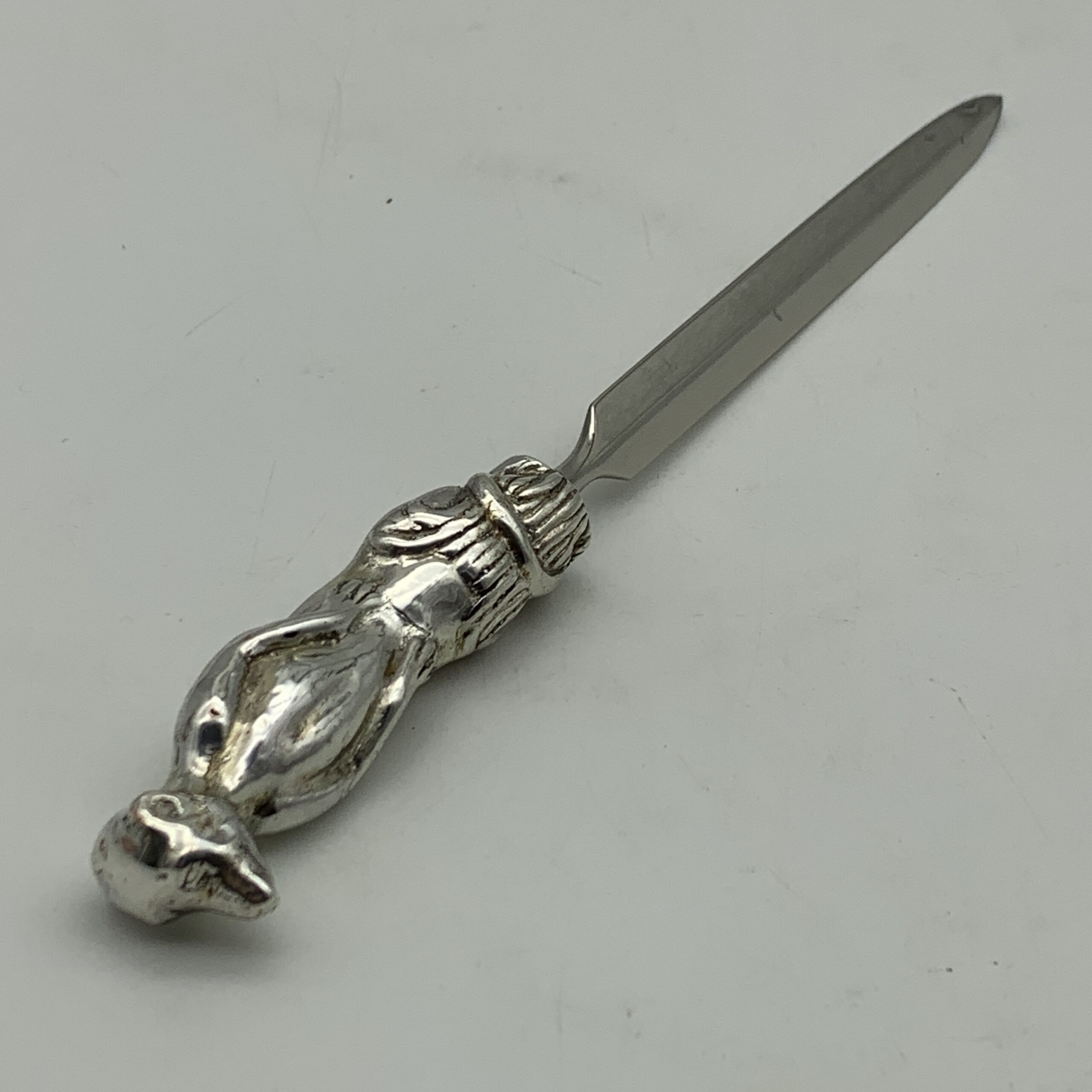 Vintage Silver Handled ‘Meercat’ Letter Opener - Image 5