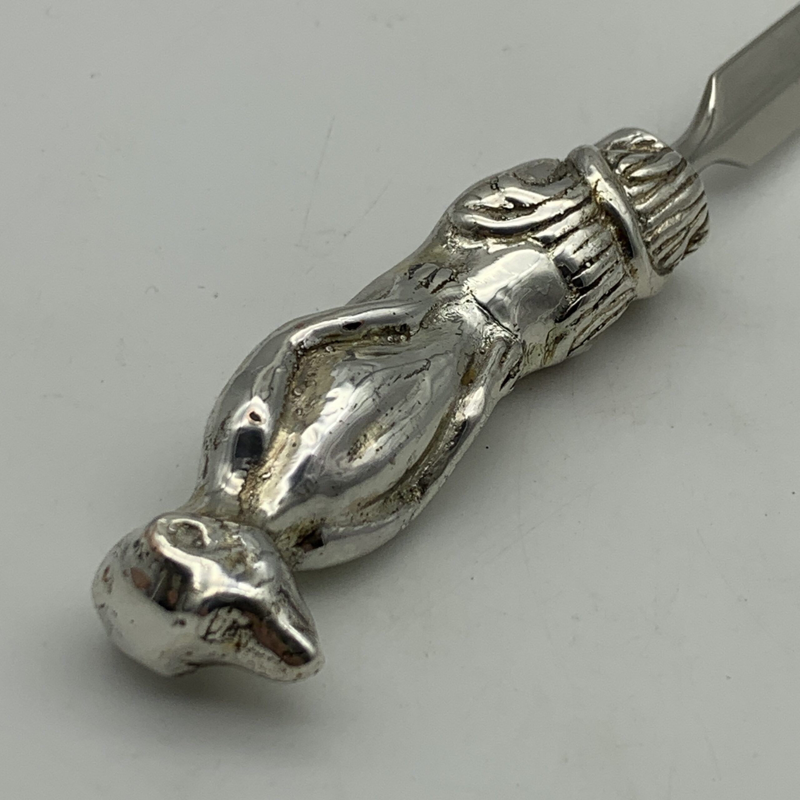 Vintage Silver Handled ‘Meercat’ Letter Opener - Image 7