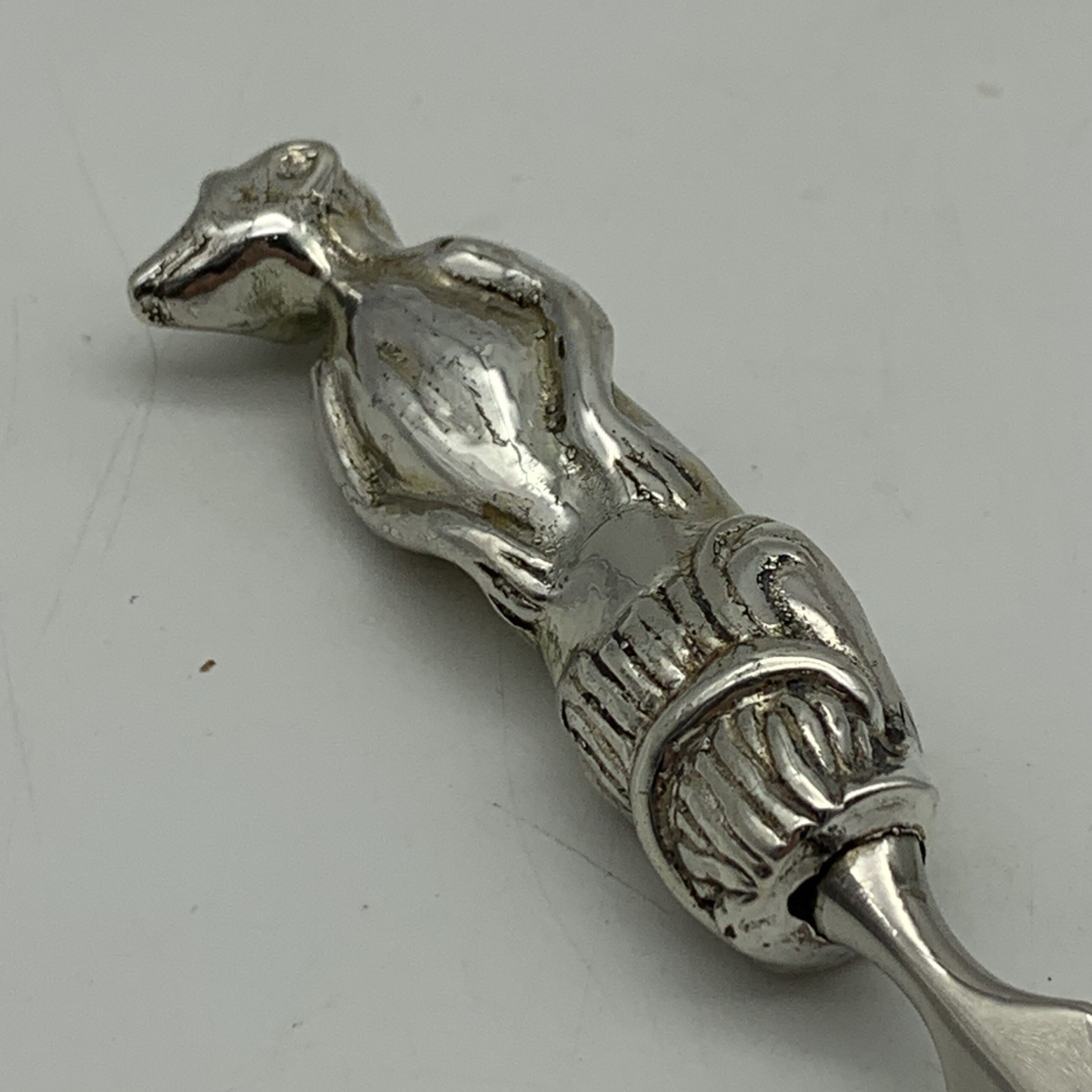 Vintage Silver Handled ‘Meercat’ Letter Opener - Image 4