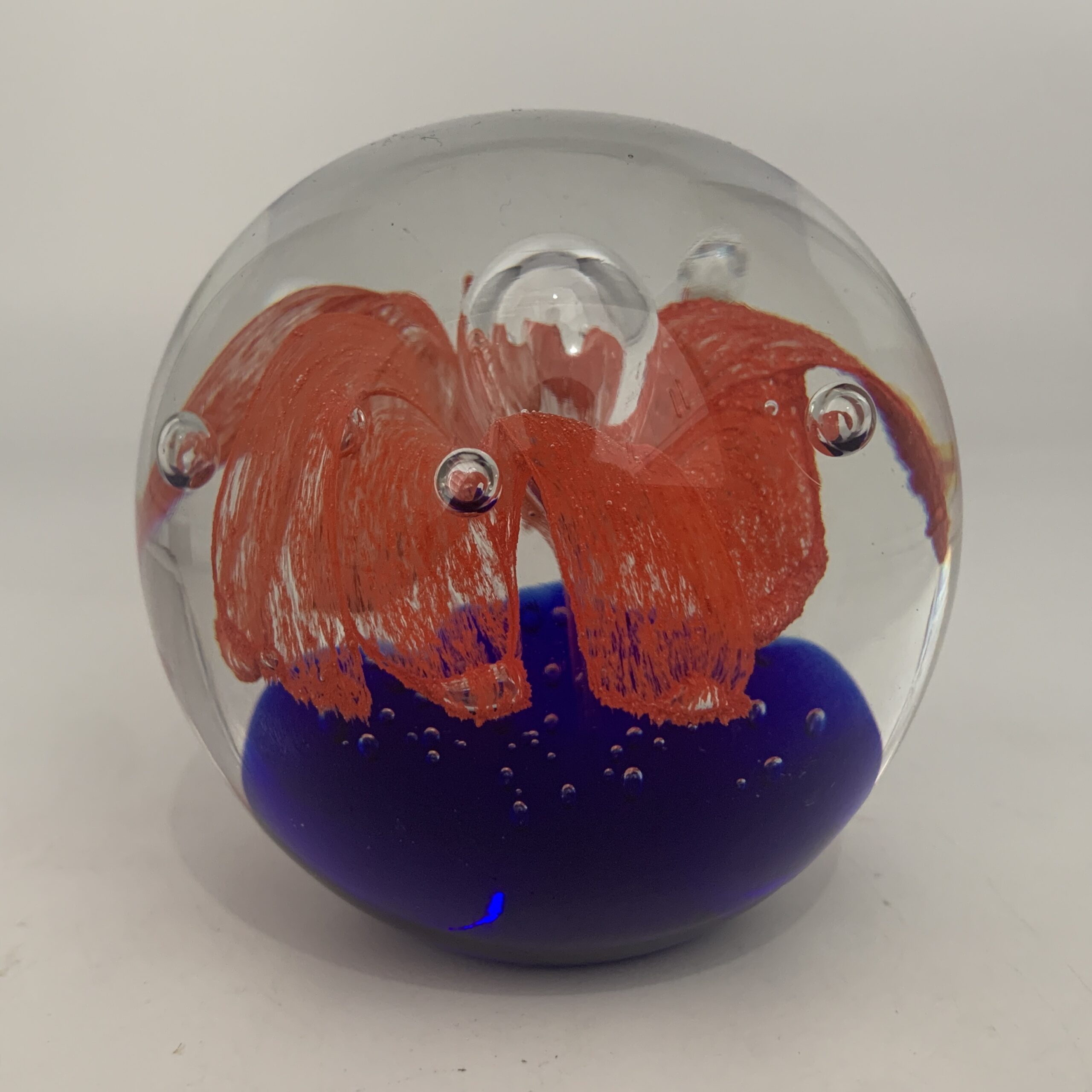 Vintage Art Glass ‘Flower’ Paperweight - Image 4