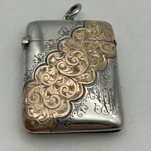 Victorian Silver & Gold Vesta Case (1897)